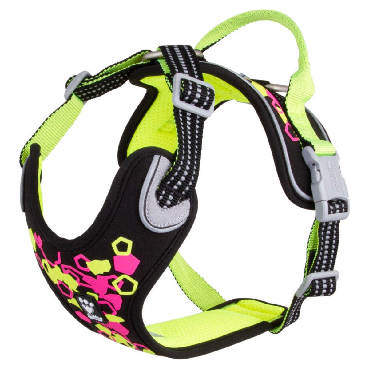 HURTTA Hunde-Geschirr Weekend Warrior Geschirr neon günstig online kaufen