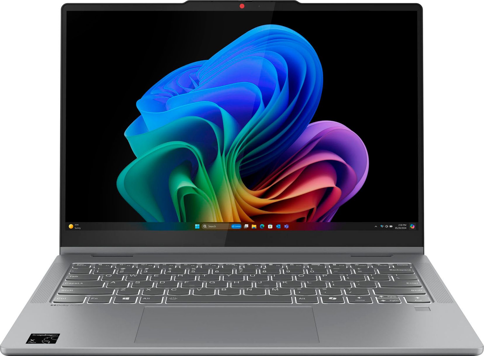 Lenovo IdeaPad 5 2-in-1 14Q8X9 Convertible Notebook (35,6 cm/14 Zoll, Snapdragon X Plus X1P-42-100, Adreno, 16 GB, 1000 GB SSD)