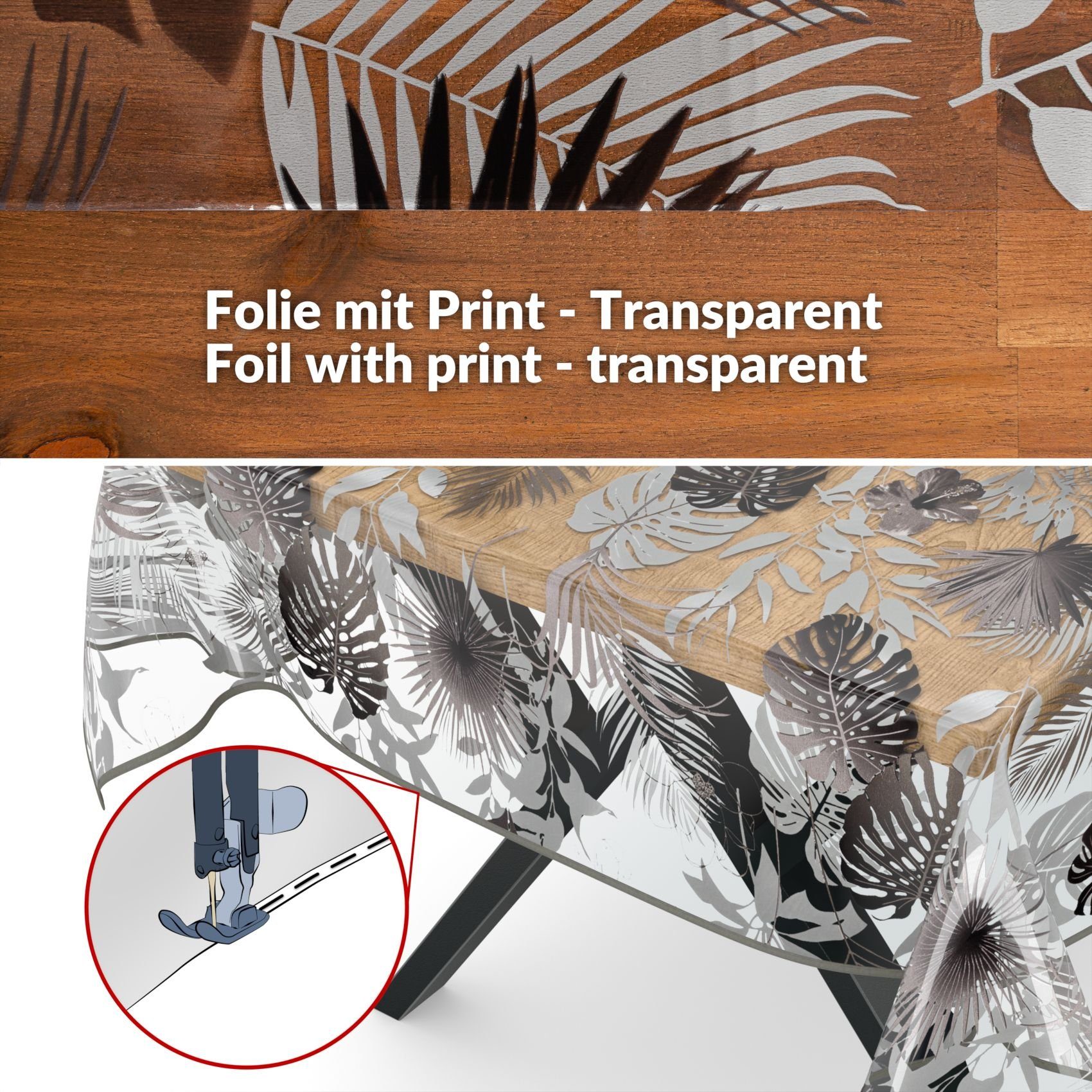 ANRO Tischdecke Klara Tischtuch Plastiktischdecke Schutzdecke günstig online kaufen