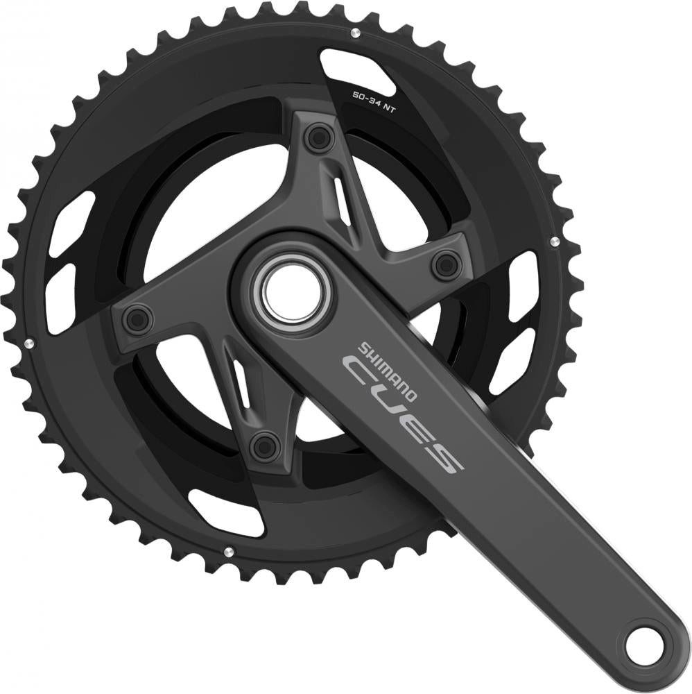 Shimano Fahrradkurbel SHIMANO Kurbelgarnitur CUES FC-U6040-2 Hollowtech II - 6040-2, 2, 170
