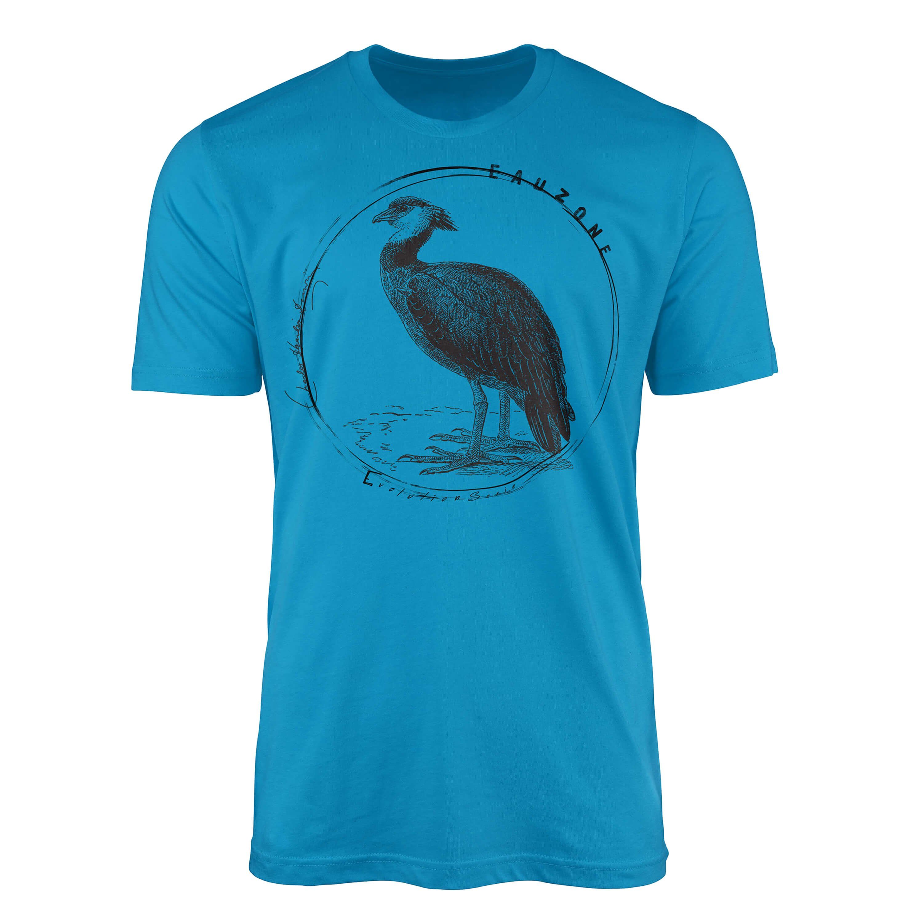 Sinus Art T-Shirt Evolution Herren T-Shirt Wehrvogel Atoll