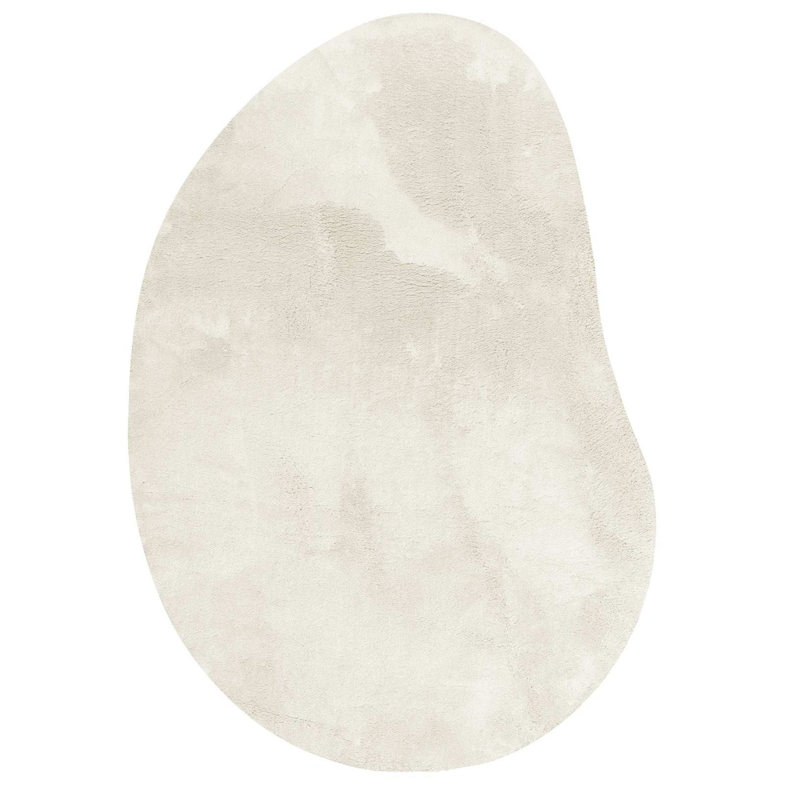 vidaXL Teppich Bereichsteppiche HUARTE Creme 80 x 150 cm Polyester