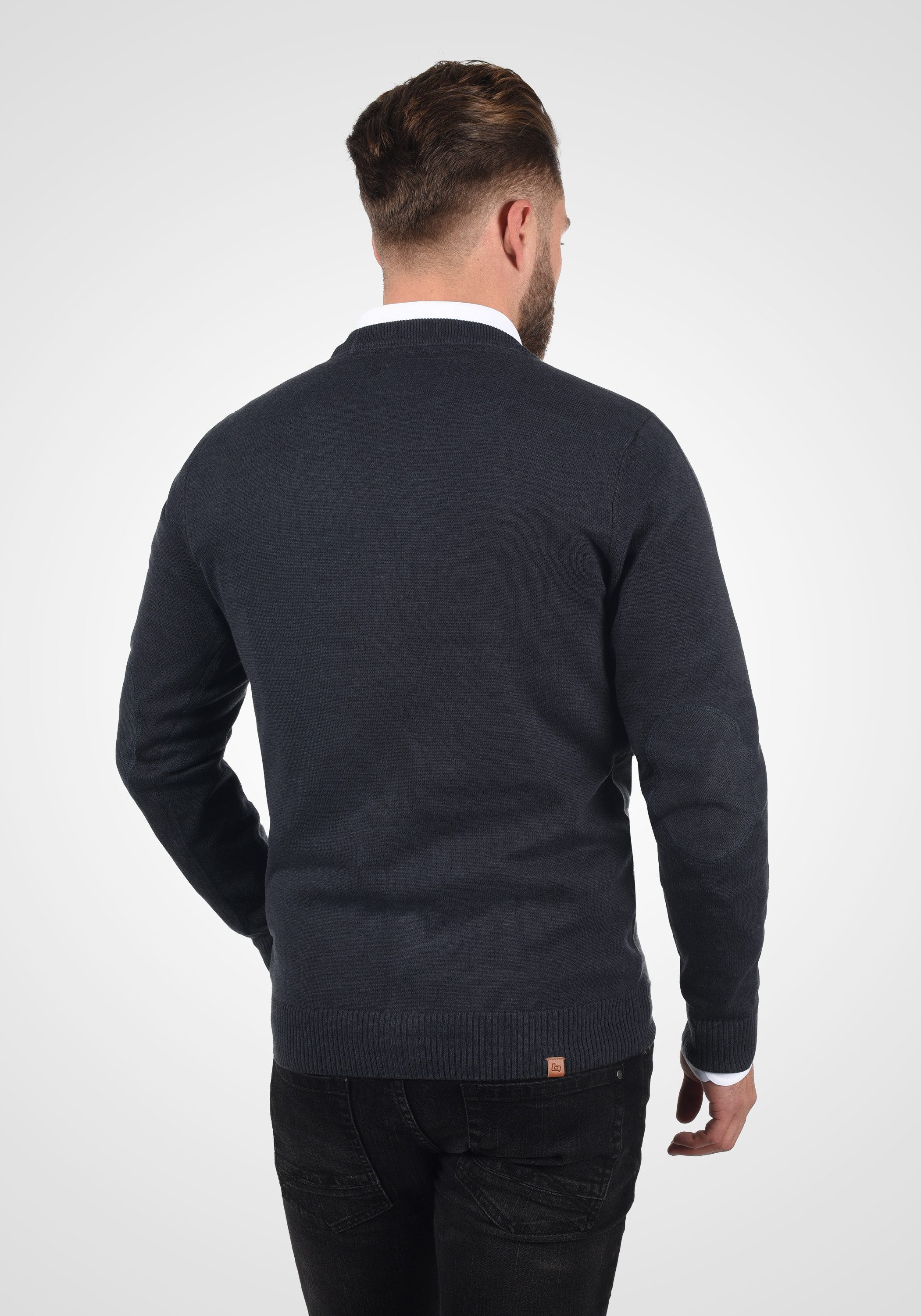 Blend Cardigan BHLennard Strickjacke mit Ton-in-Ton Ellenbogenpatches – Bild 4 von 5