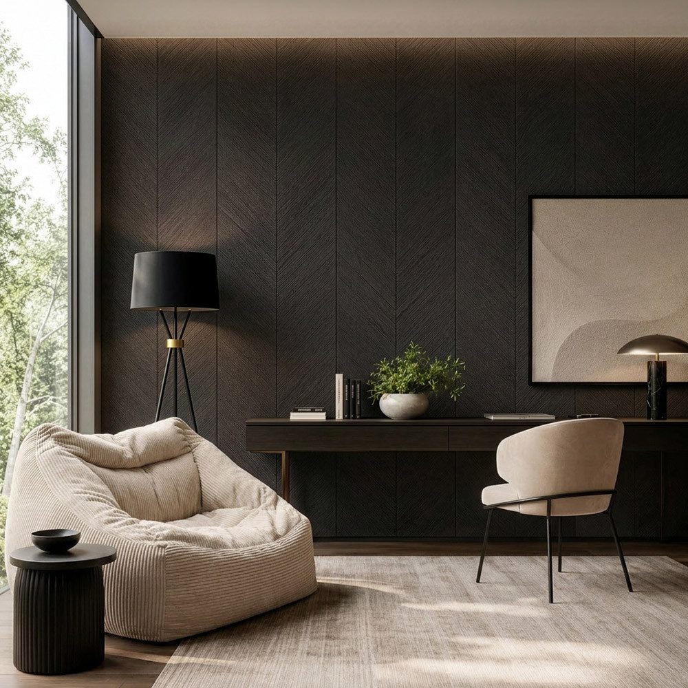 HOME DELUXE Wandpaneel VENOM, BxL: 40x1240 cm, (4-tlg) Schnelle Montage, Wandverkleidung, Feuchtraumpaneele