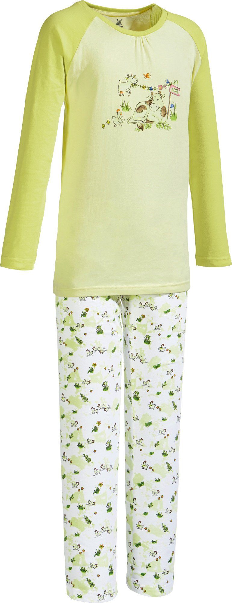 Erwin Müller Pyjama Kinder-Schlafanzug Single-Jersey Tiermotiv