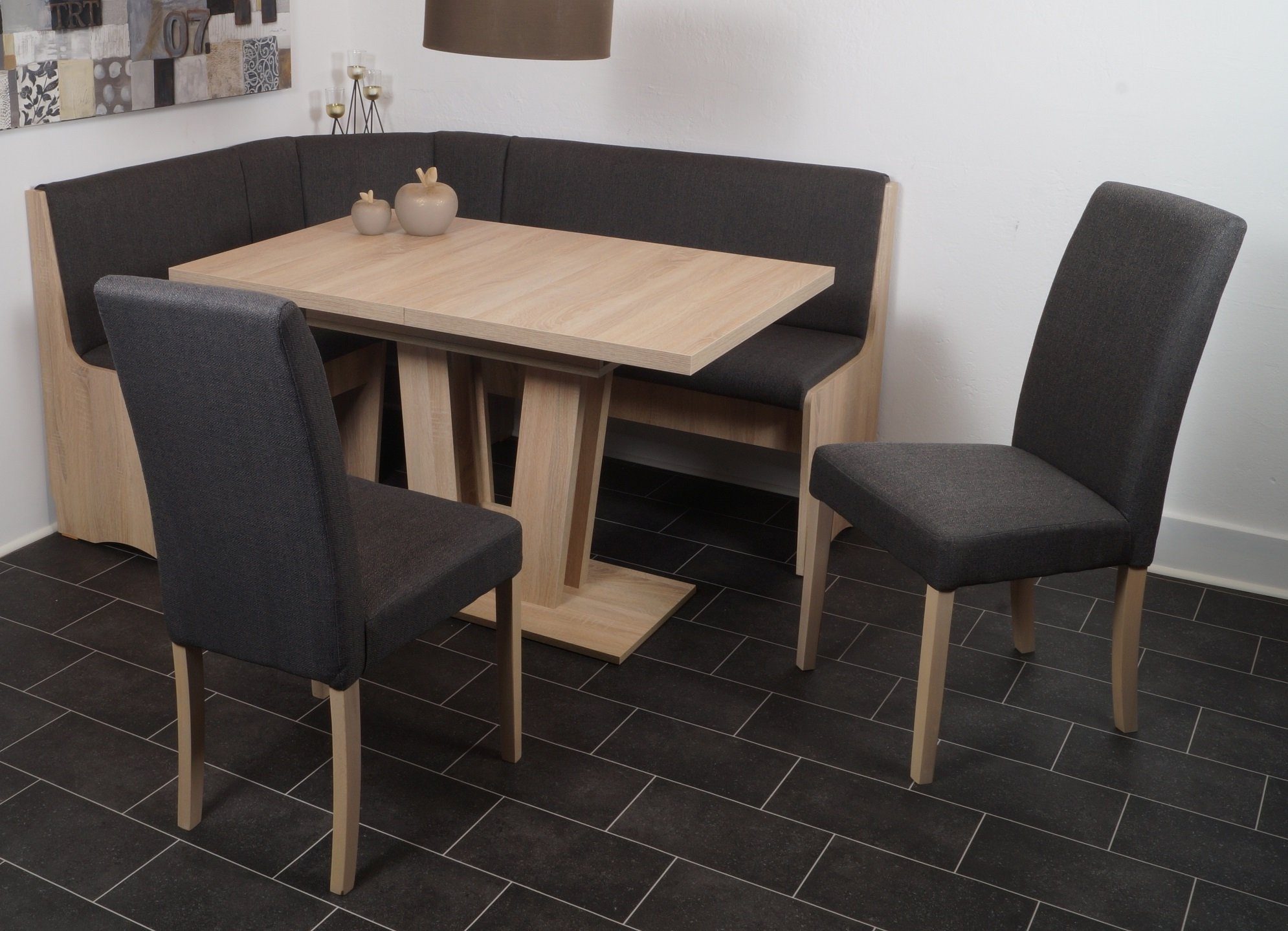 Stolebaenk Eckbankgruppe Duisburg VADUSO, (Eckbank Set, 1 x Eckbank, 1 x Ti günstig online kaufen