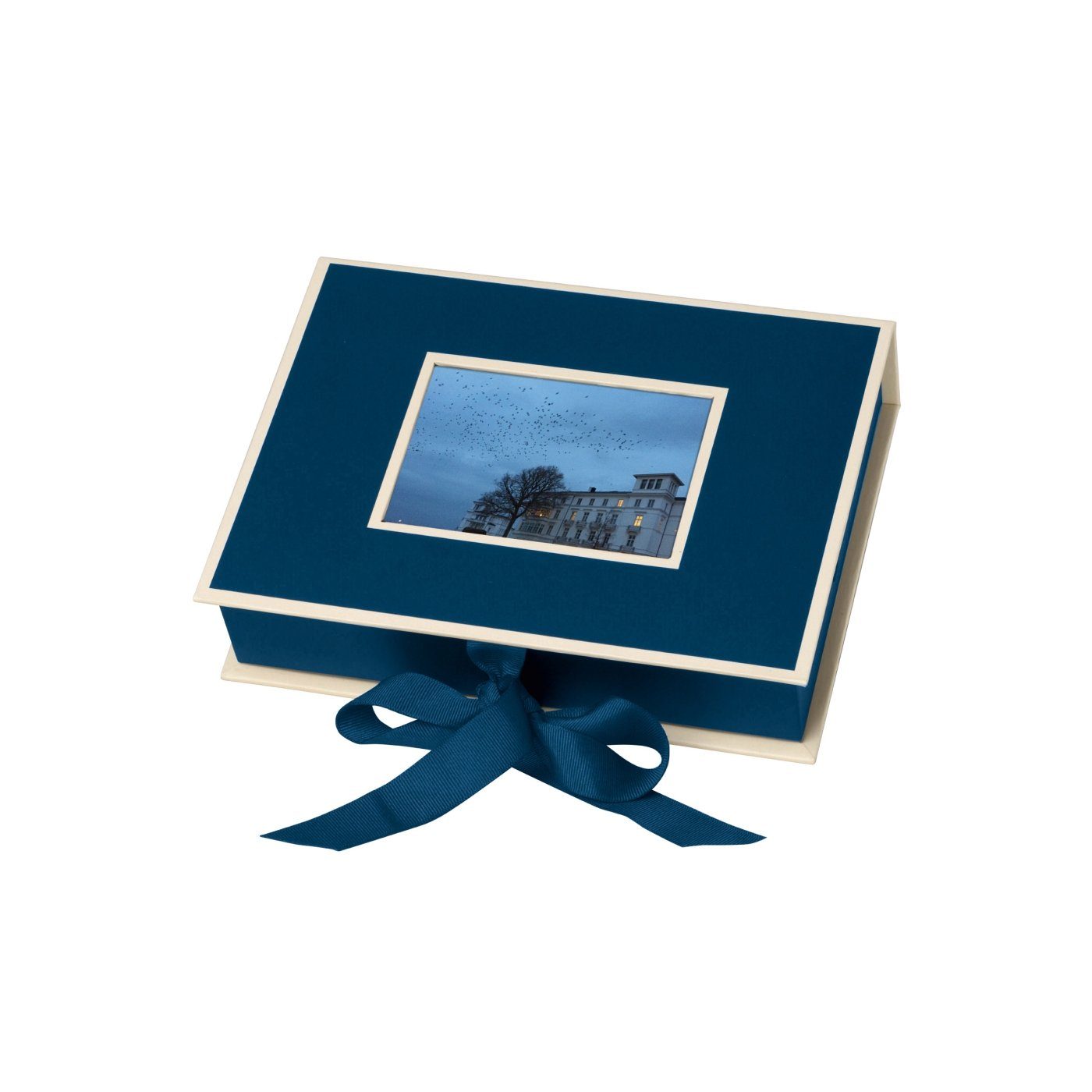 Semikolon Fotobox Geschenkbox mit Einschubfenster, Aufbewahrungsbox