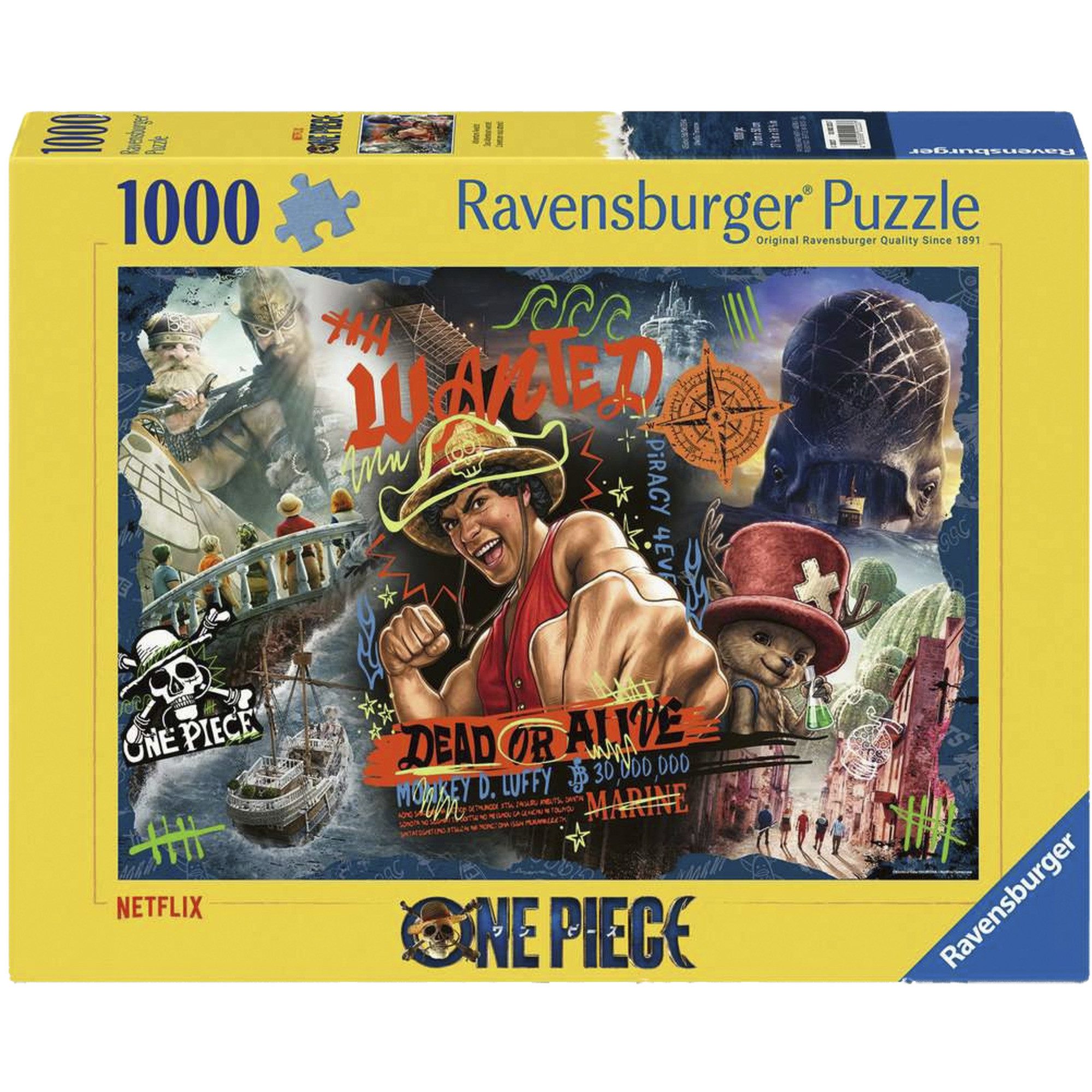 Ravensburger Puzzle Ravensburger Puzzle One Piece - Adventure Awaits!, 1000 Puzzleteile