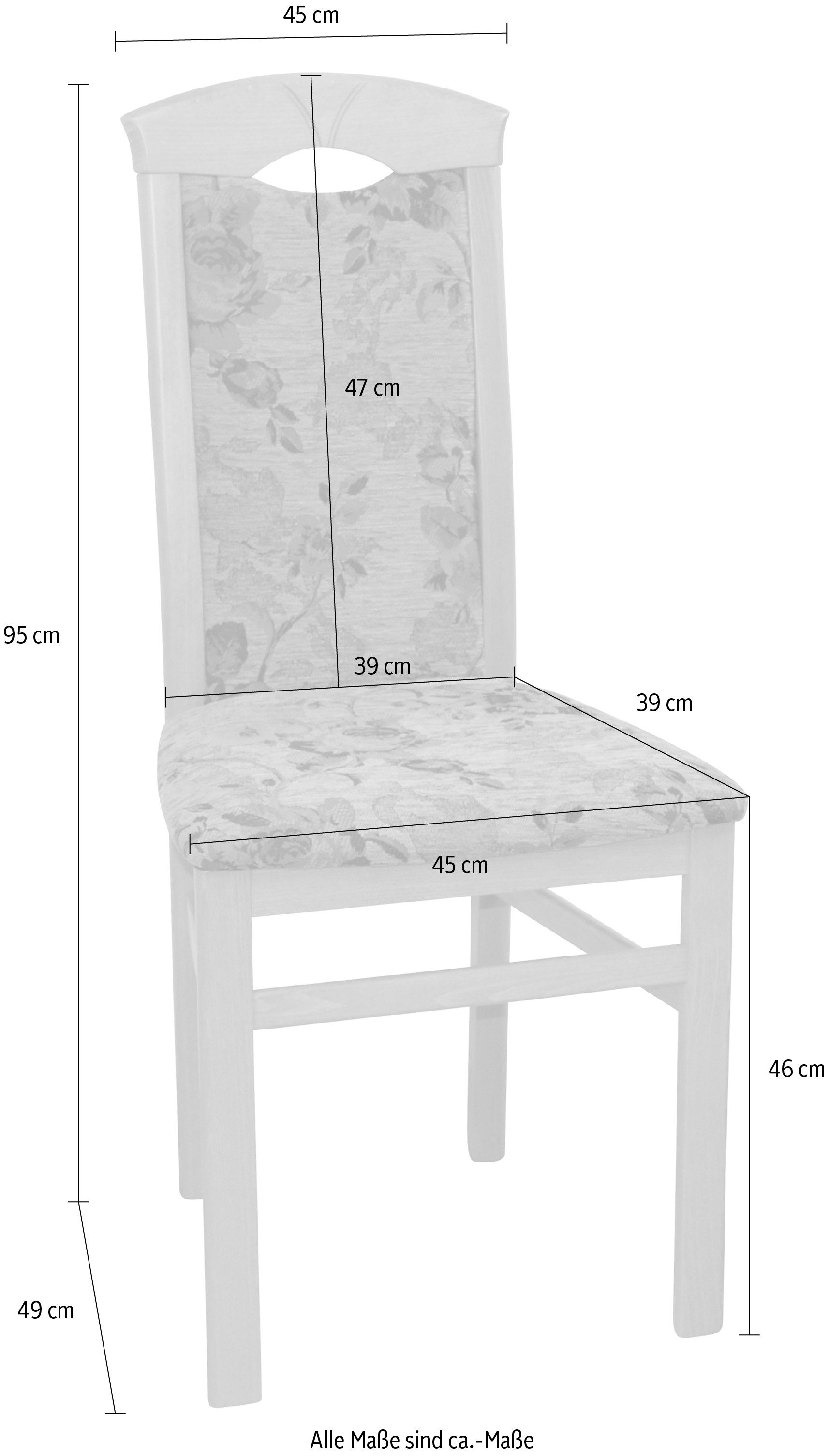 HOFMANN LIVING AND MORE Esszimmerstuhl (Set, 2 St) – Bild 5 von 5