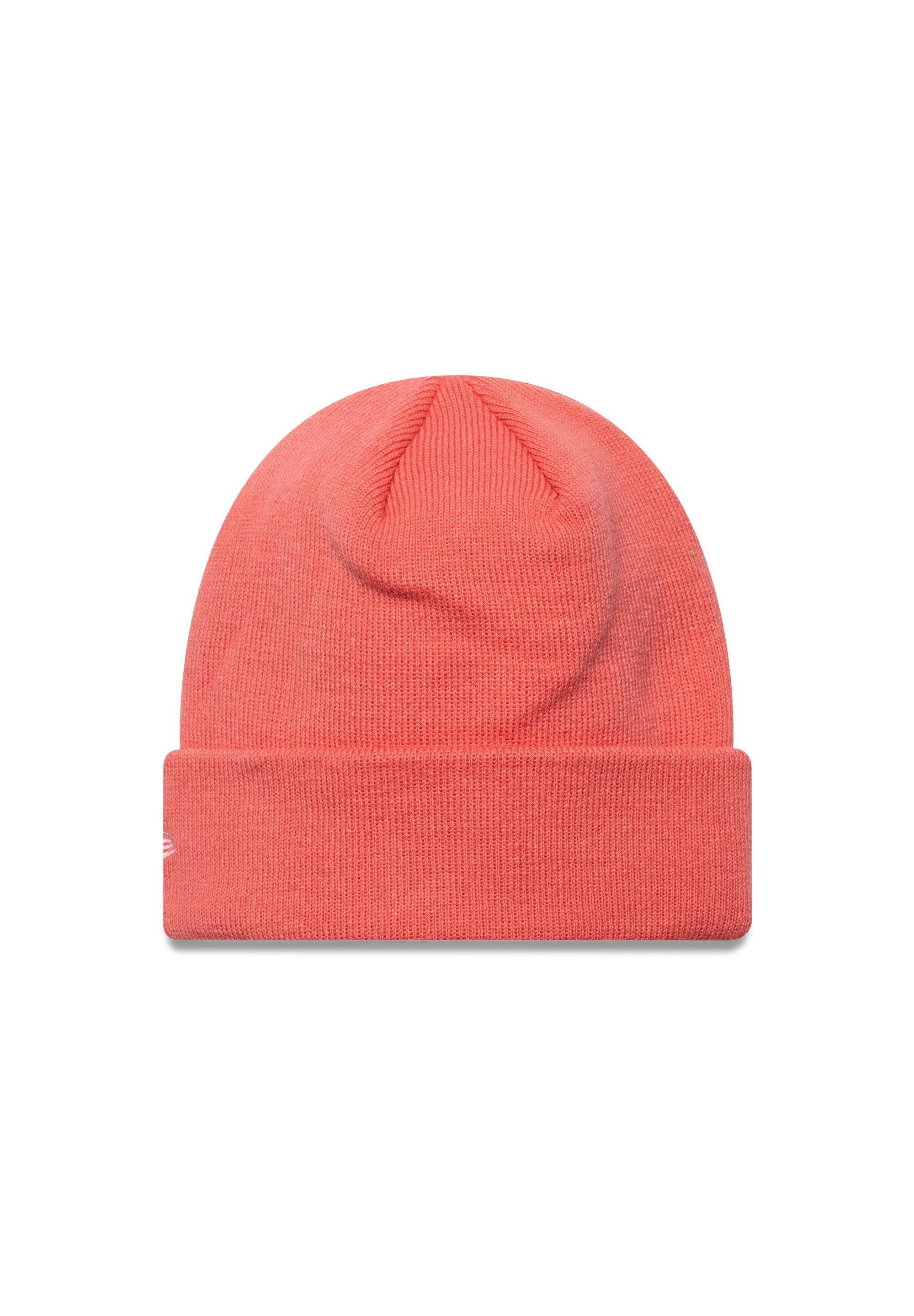 New Era Bommelmütze New York Yankees Women League Essential Beanie New Era MLB Korallenrot (1-St)