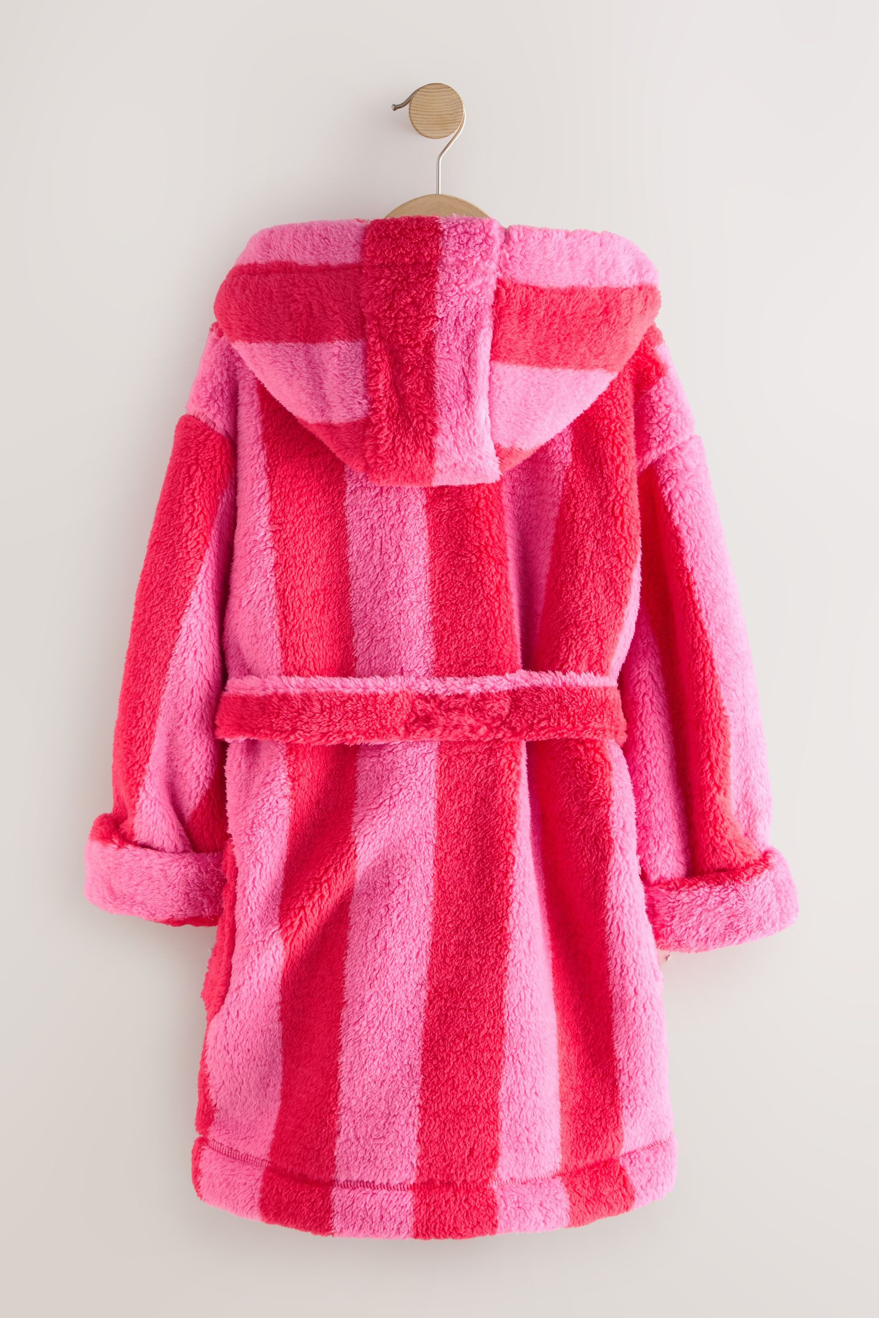 Next Kinderbademantel Morgenmantel aus Teddy-Fleece, Polyester (recycelt)