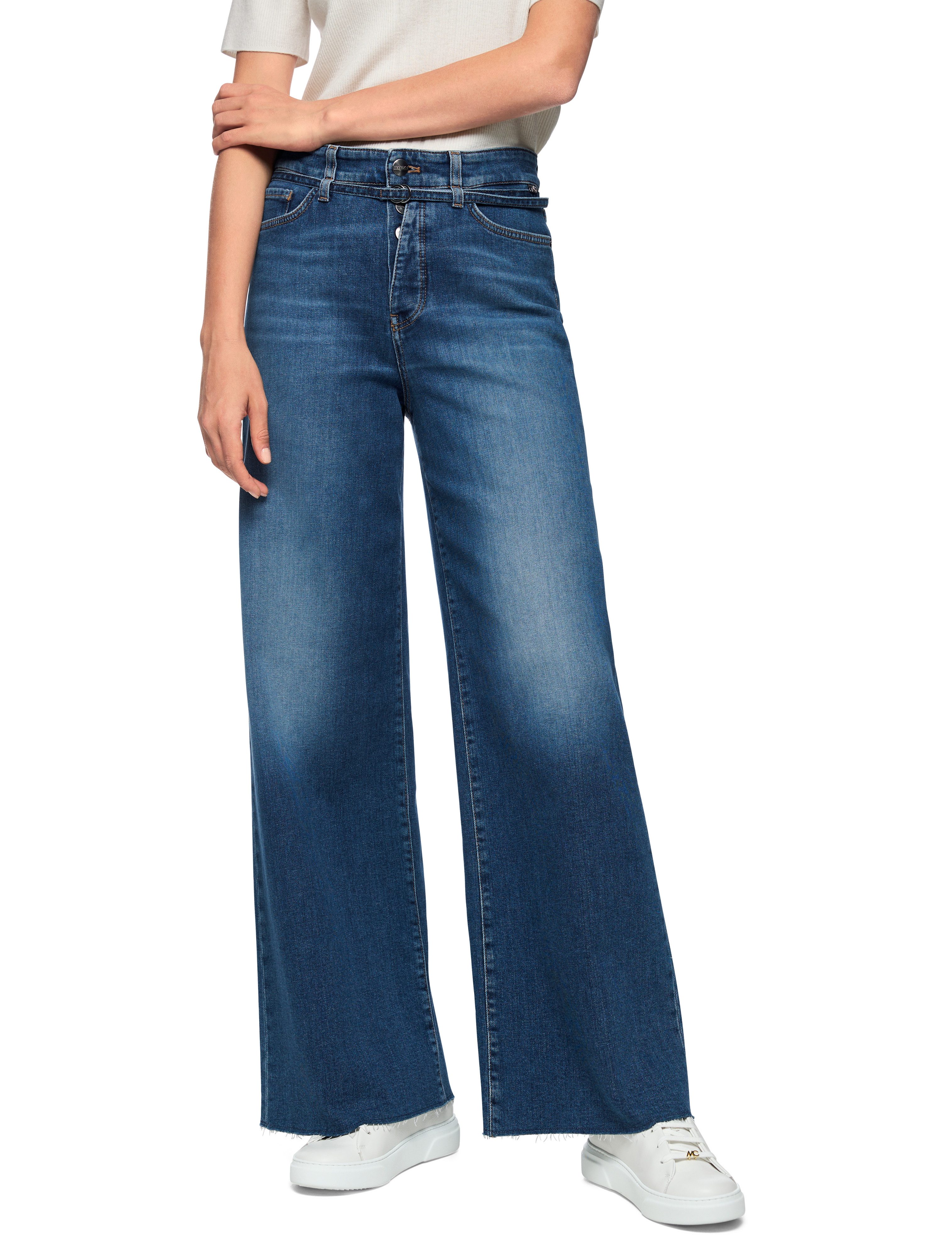 Marc Cain Weite Jeans Pants Premium Damenmode Weite Jeans WAUKEE und hohem günstig online kaufen