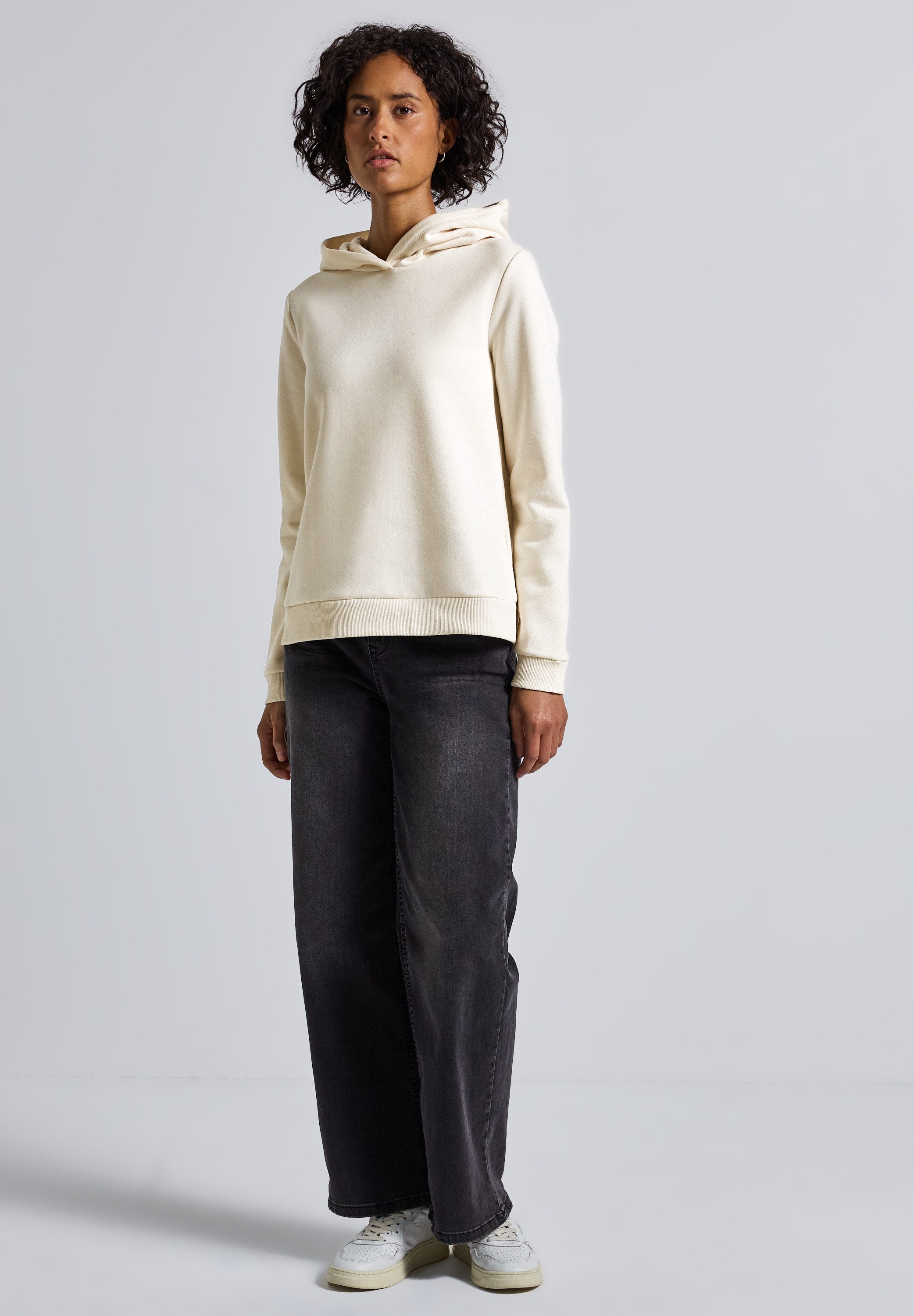 STREET ONE Hoodie im soften Baumwoll-Mix