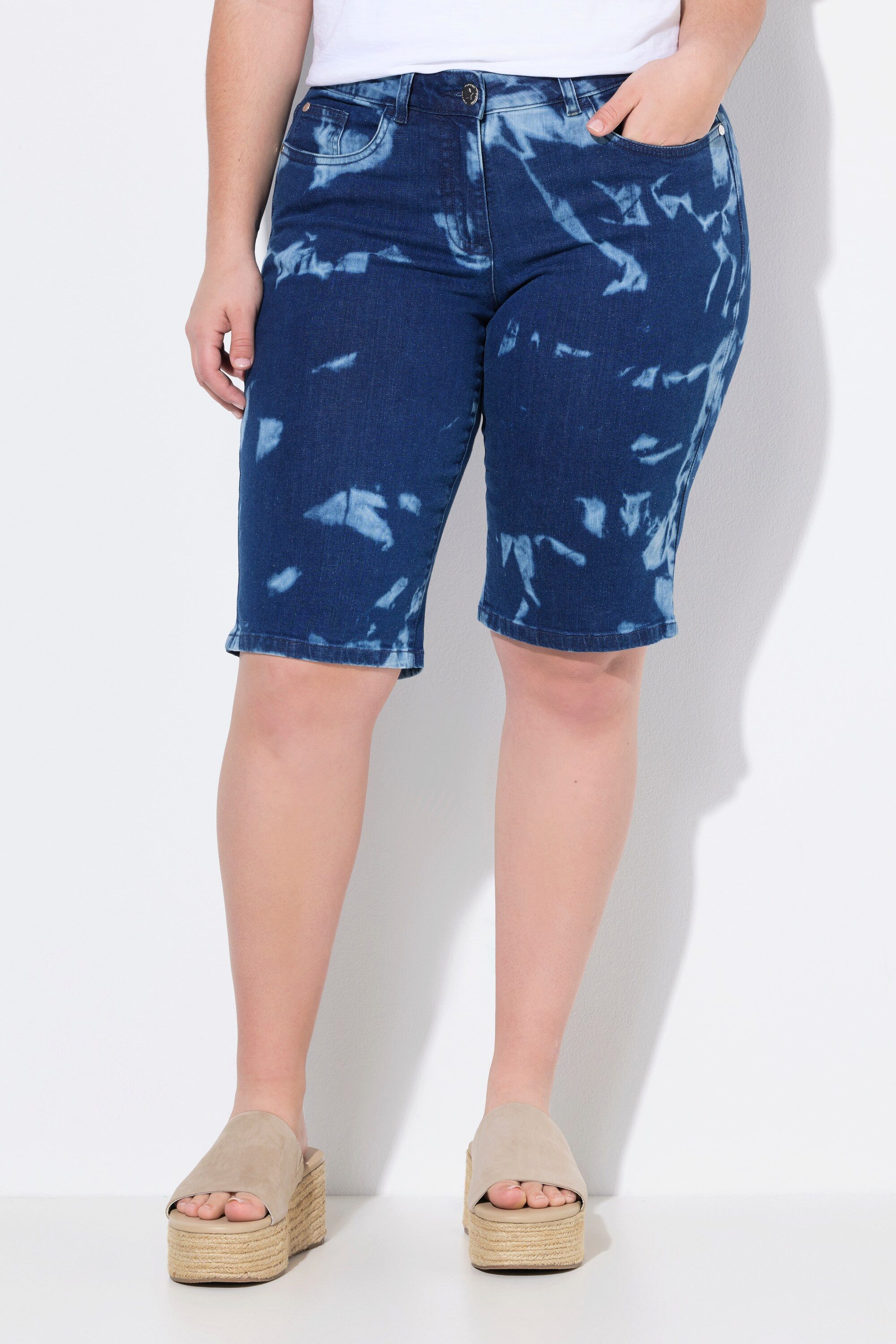 Angel of Style Regular-fit-Jeans Jeans-Bermuda Berry günstig online kaufen