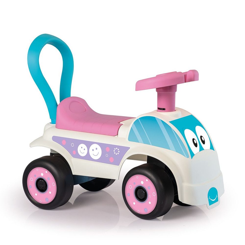 DOLU Rutscherauto Rutschfahrzeug - weiß/pink