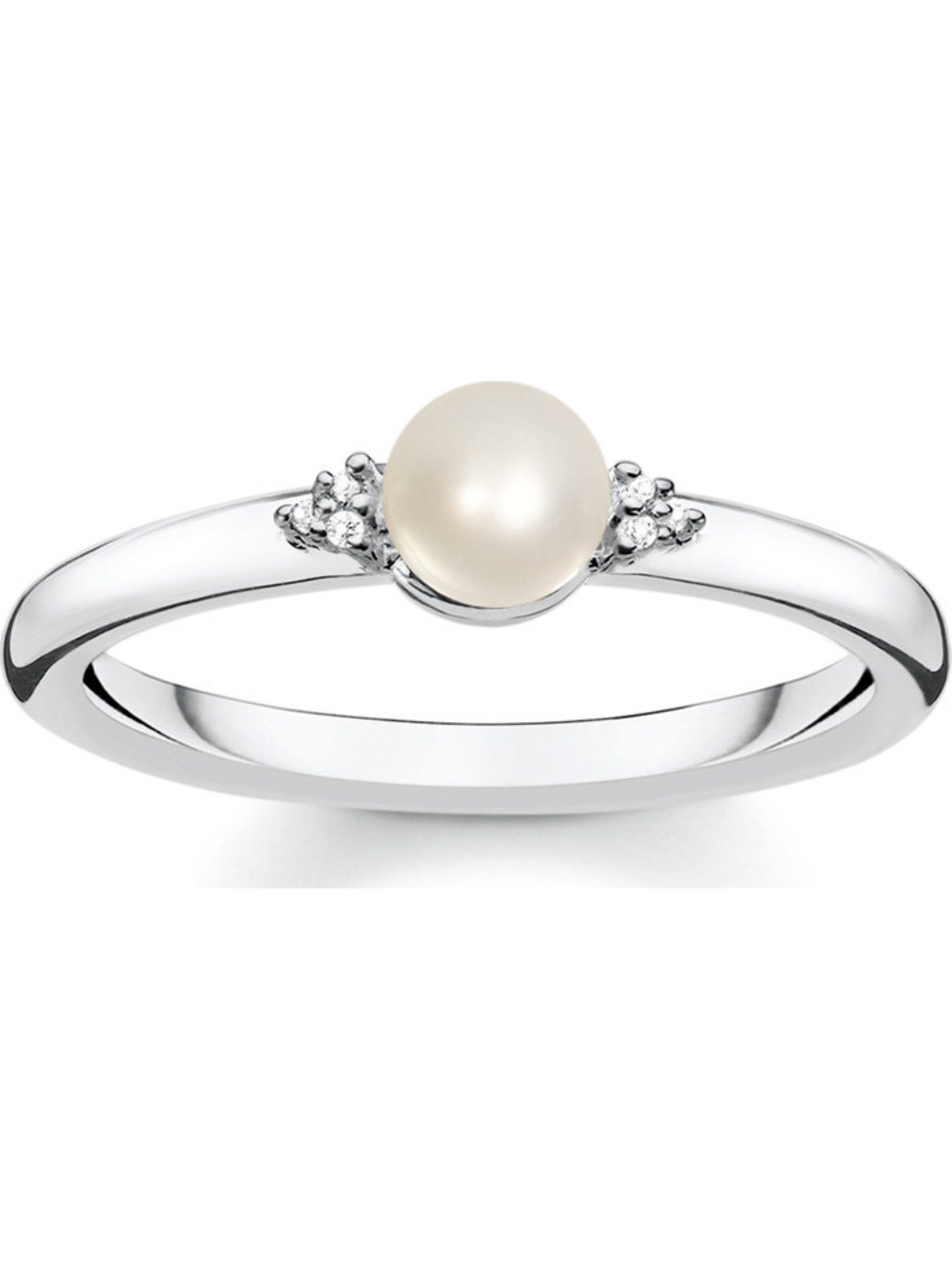 THOMAS SABO Fingerring Thomas Sabo Damen-Damenring 925er Silber Diamant