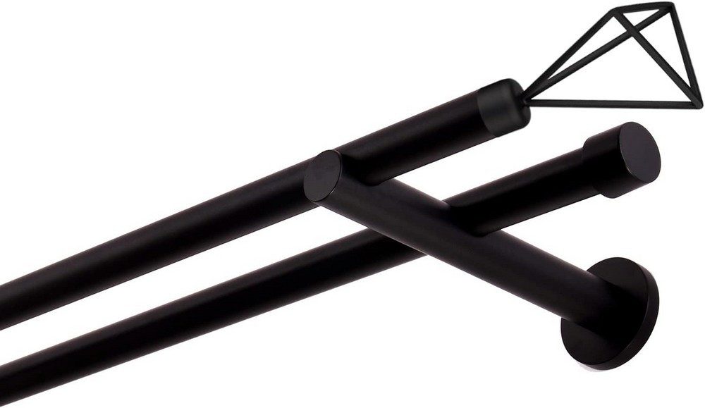 MDEKOR Gardinenstange, 2-läufig, kürzbar, Wandmontage, Gardinenstange Vorha günstig online kaufen