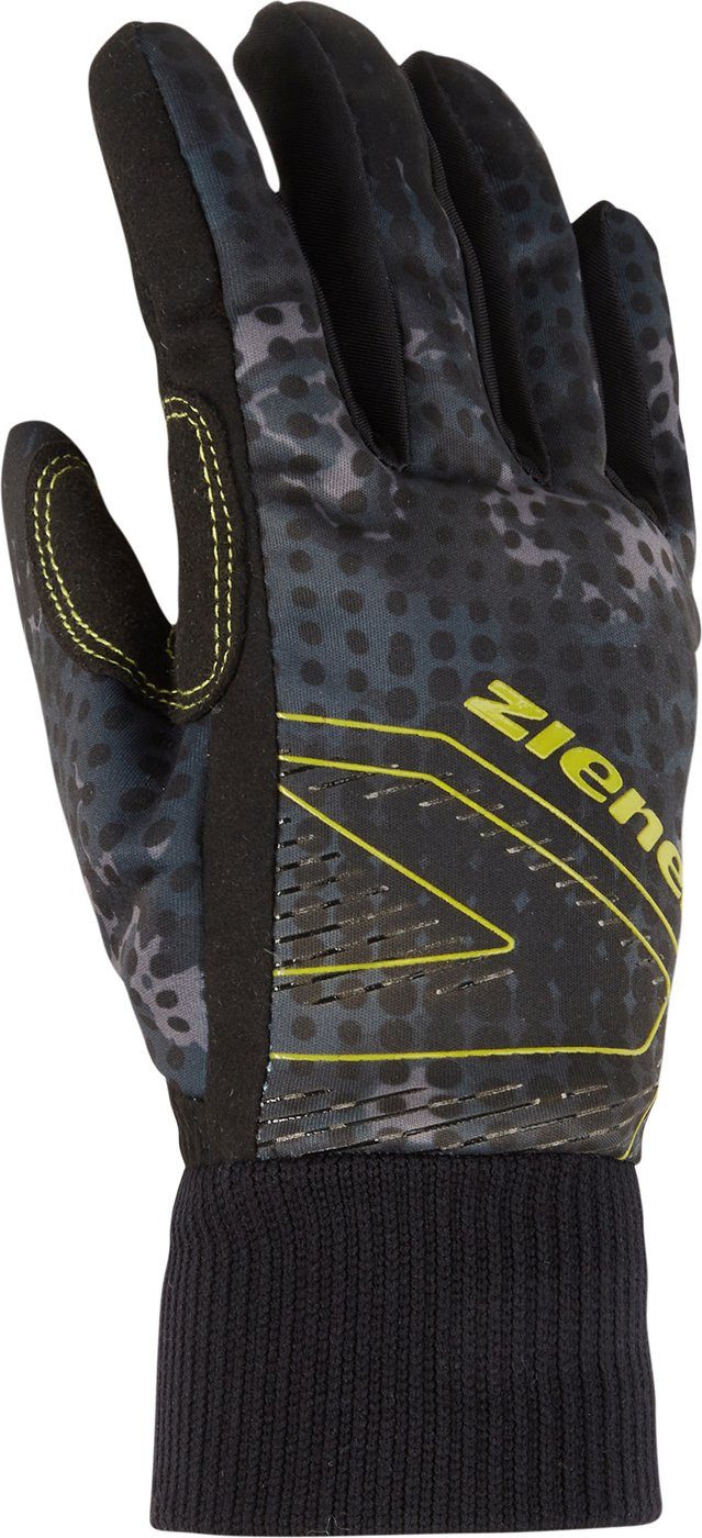 Ziener Multisporthandschuhe ULANO Junior glove crosscountry black foggy print