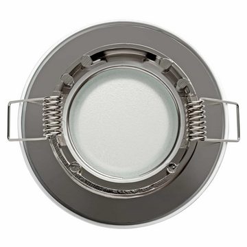 SEBSON LED Einbaustrahler Einbaustrahler Alu Bad IP65 inkl. GU10 Fassung, Lochdurchmesser 65mm