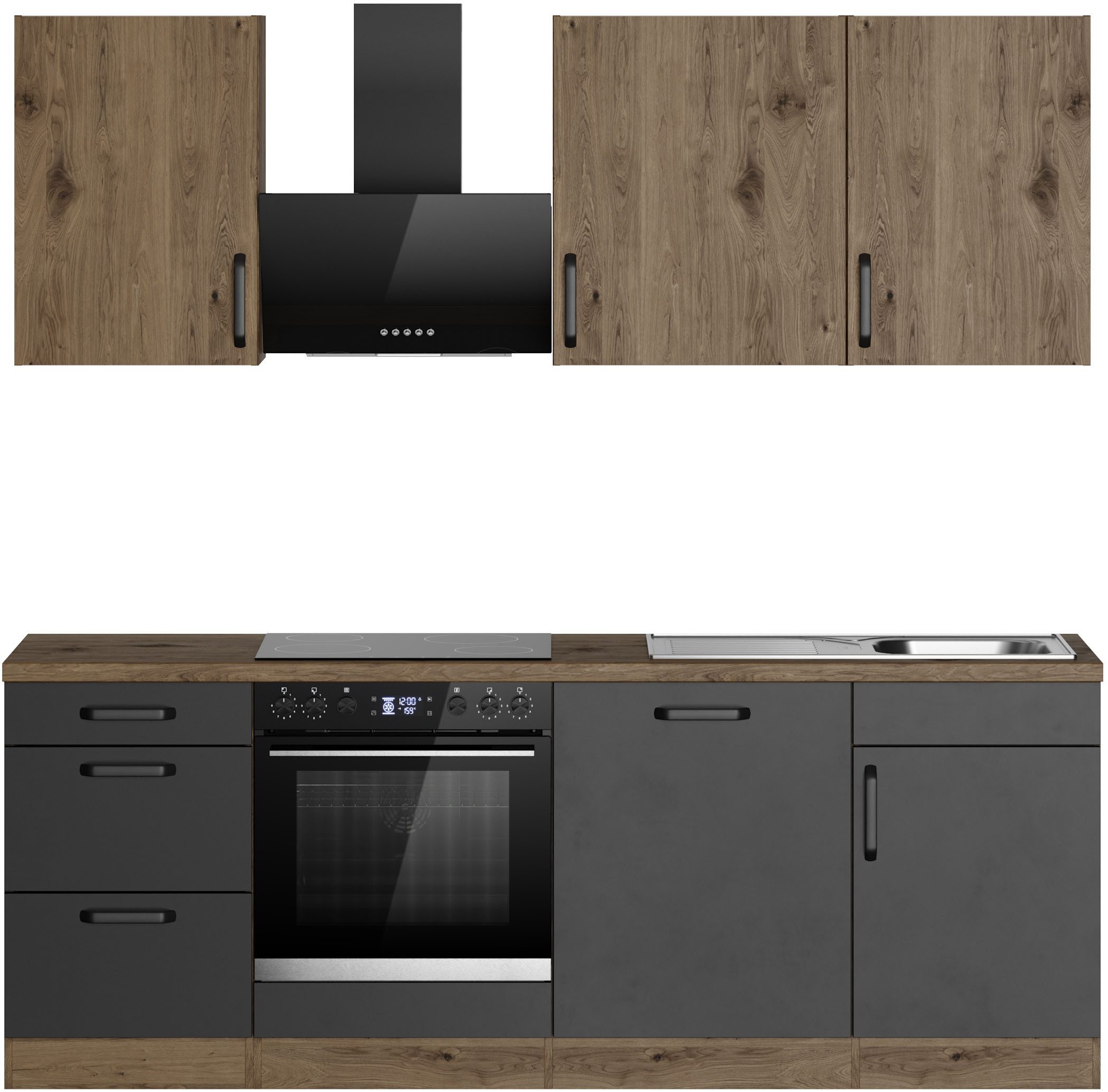 wiho Küchen Küchenzeile Elba, wahlweise mit günstig online kaufen