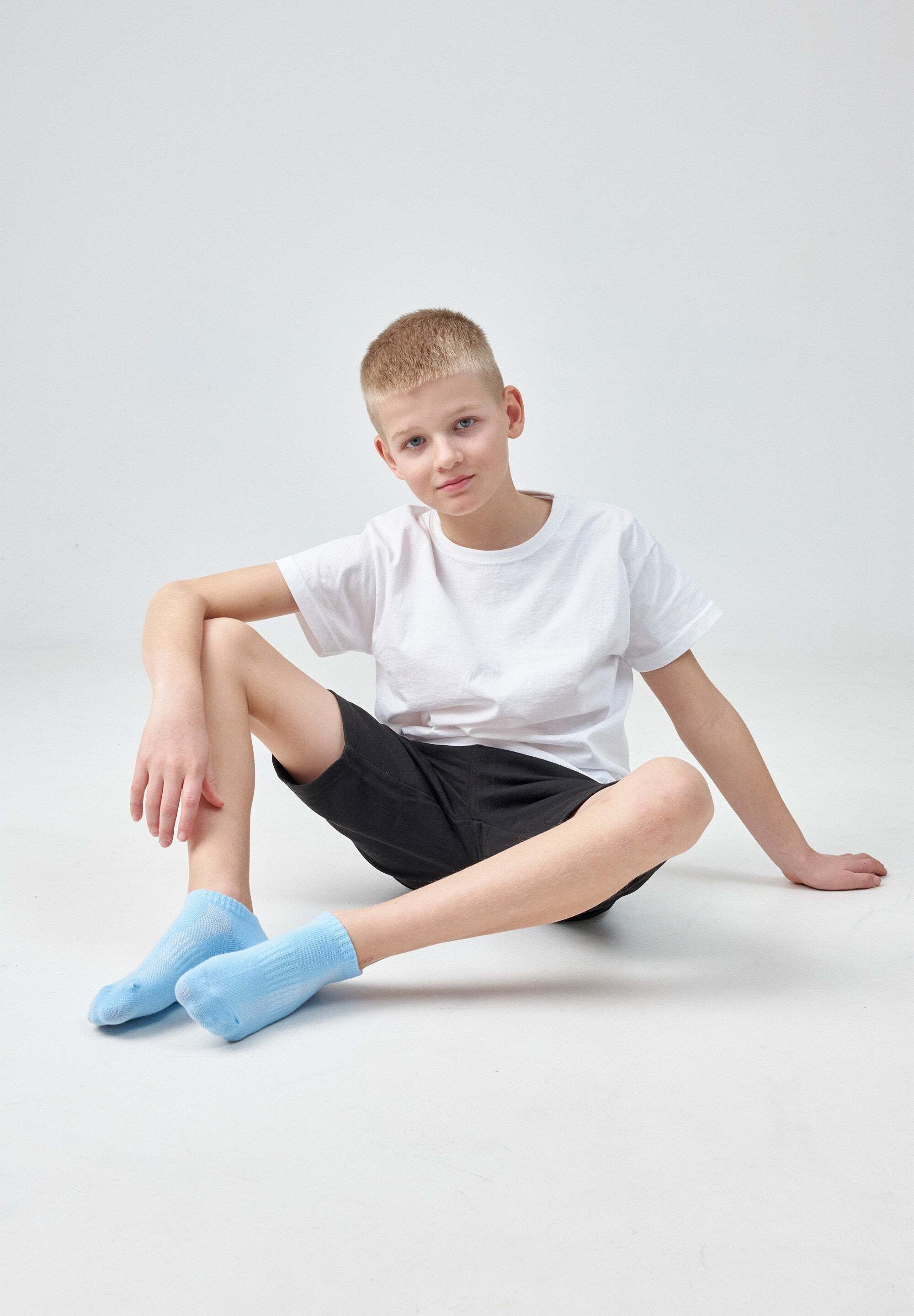 SNOCKS Sneakersocken Kinder Sneaker Socken für Jungen & Mädchen (6-Paar) aus Bio-Baumwolle