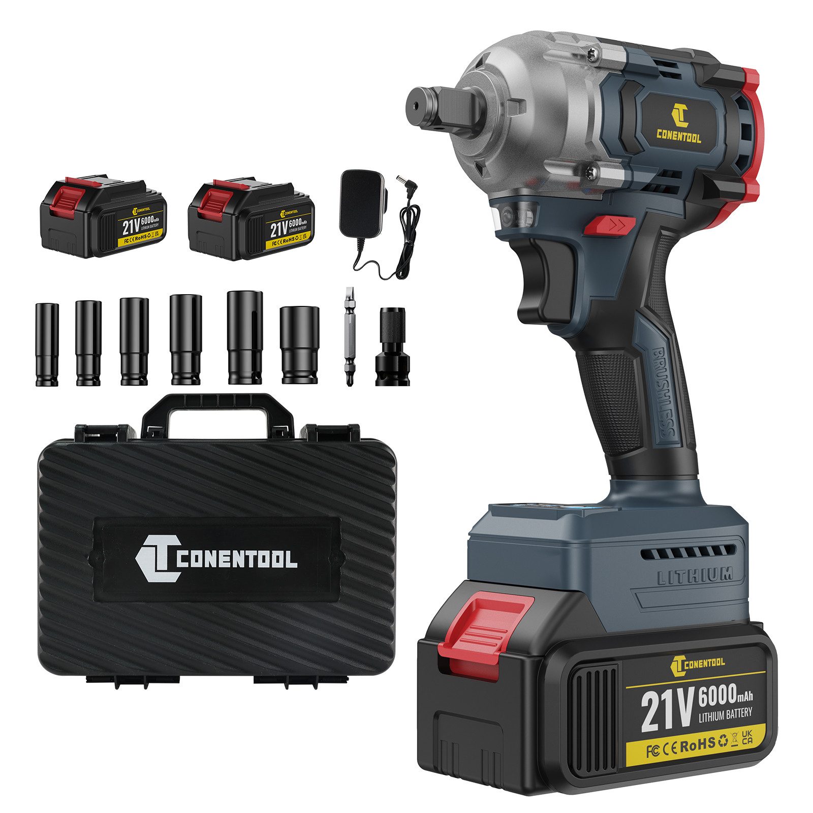 CONENTOOL Akku-Schlagschrauber 21V, 4600 U/min, 620 günstig online kaufen