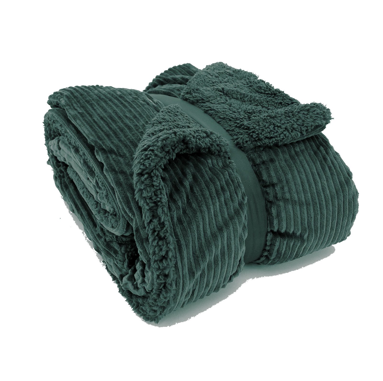 Wohndecke Flauschige Cord Kuscheldecke Sherpa Fell günstig online kaufen