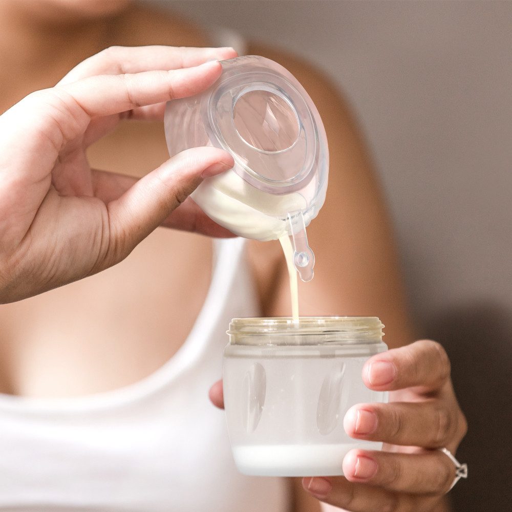Haakaa Handmilchpumpe Tragbare muschelförmige Milchpumpe, Handmilchpumpe, manuell, 1-tlg.
