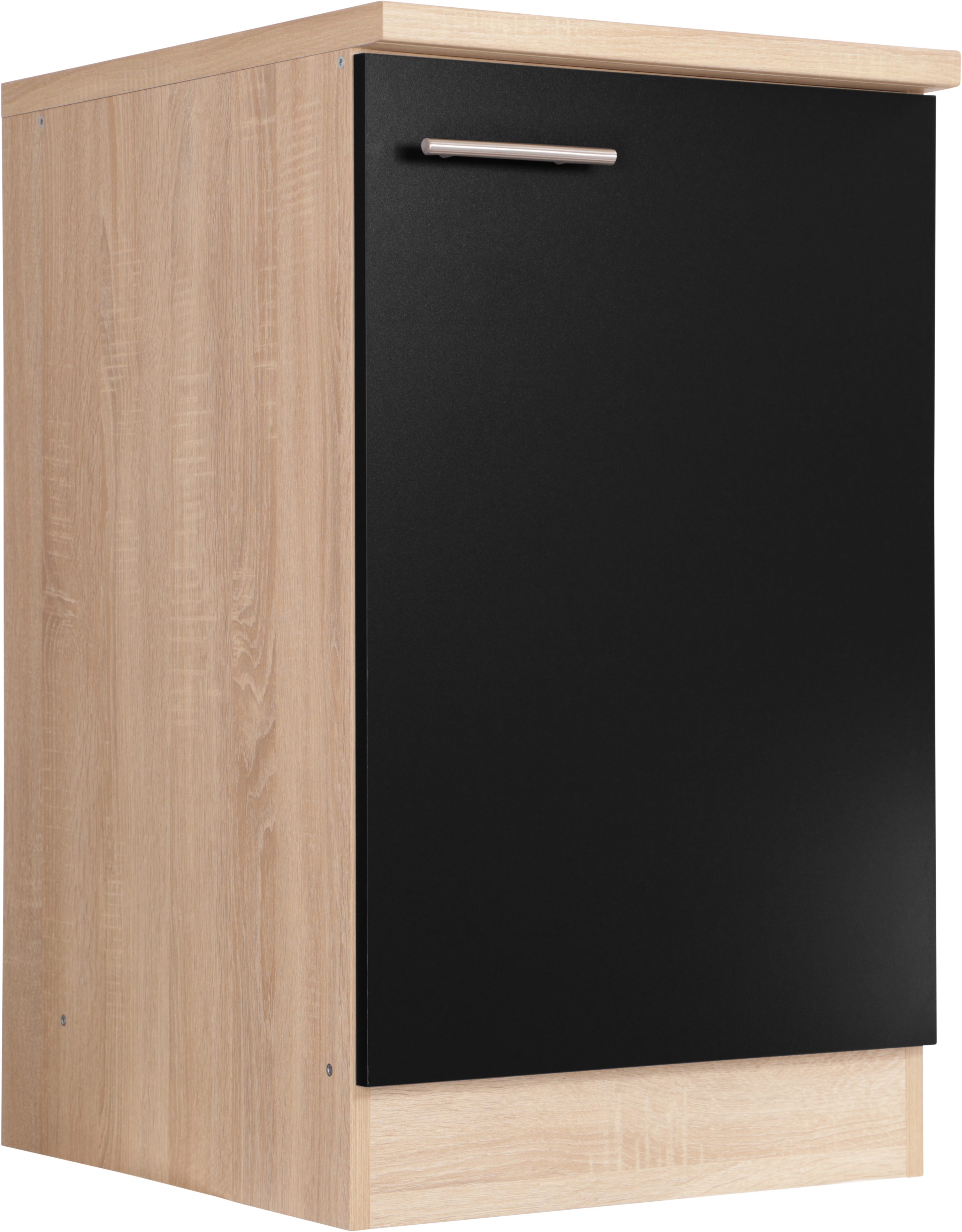RESPEKTA Spülenschrank Merle Breite 50 cm, Soft-Close, Griffe aus Metall, 85 cm Arbeitshöhe