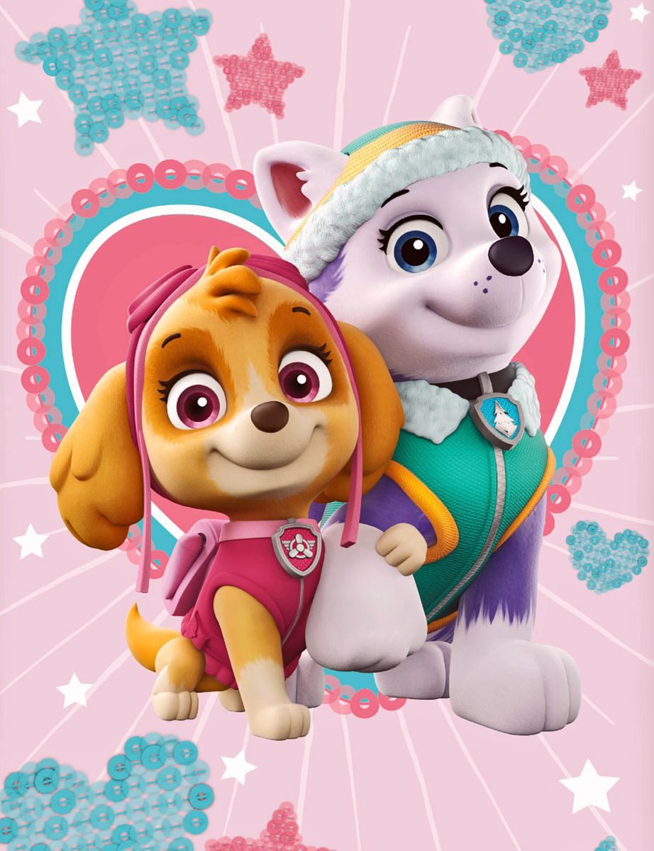 Herding Kinderbettwäsche 135x200cm Paw Patrol Herz günstig online kaufen