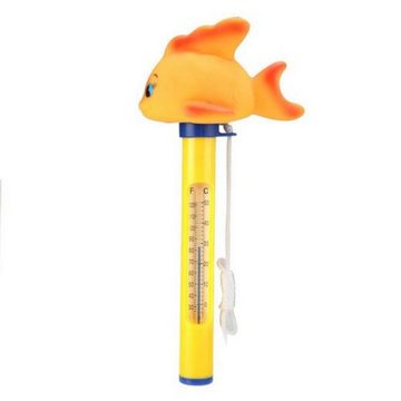 Fivejoy Schwimmthermometer Schwimmthermometer Schwimmende Pool Thermometer, 1-tlg., Floating Pool Thermometer mit String