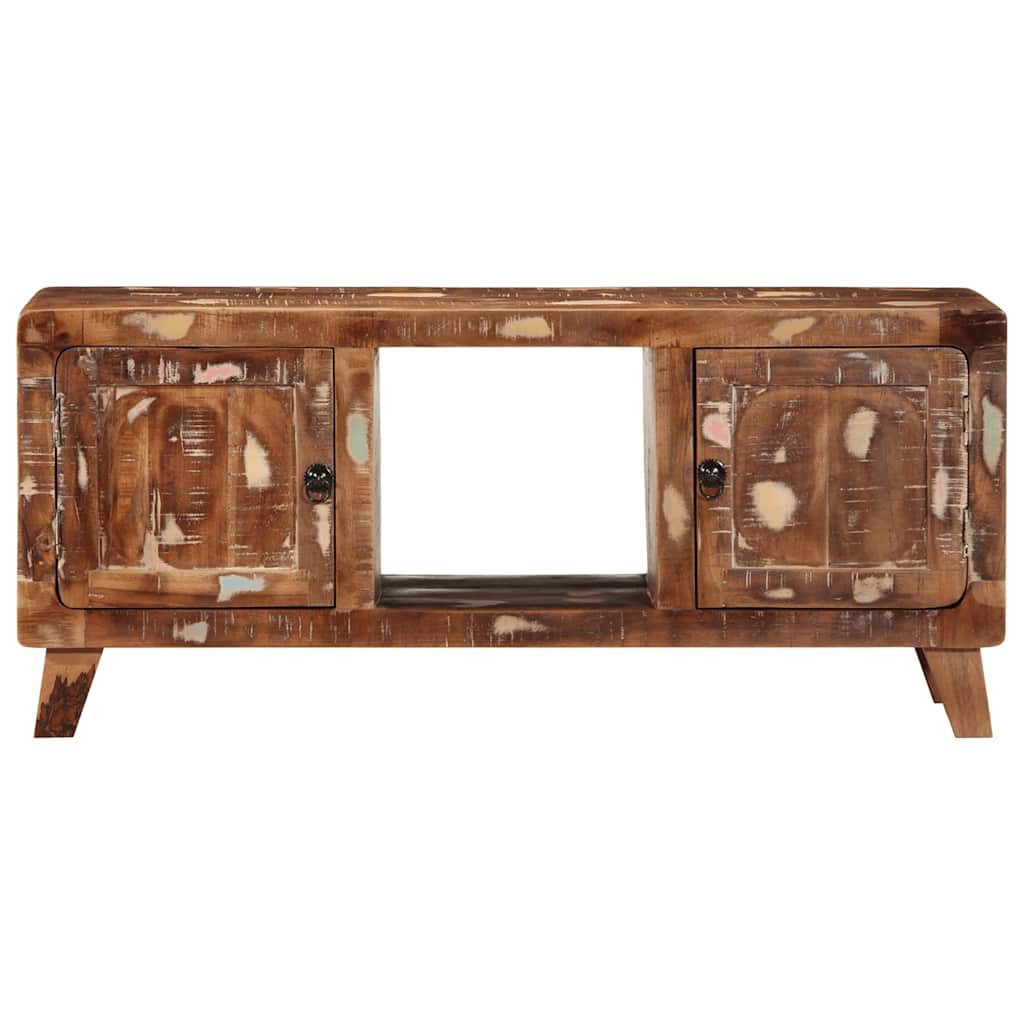 vidaXL TV-Schrank TV-Schrank 105x46x32 cm Massivholz Altholz (1-St)