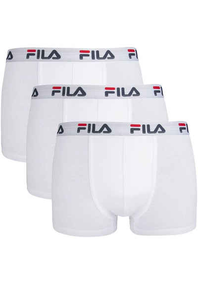 Fila Boxershorts (Packung, 3-St) mit elastischem Logobund