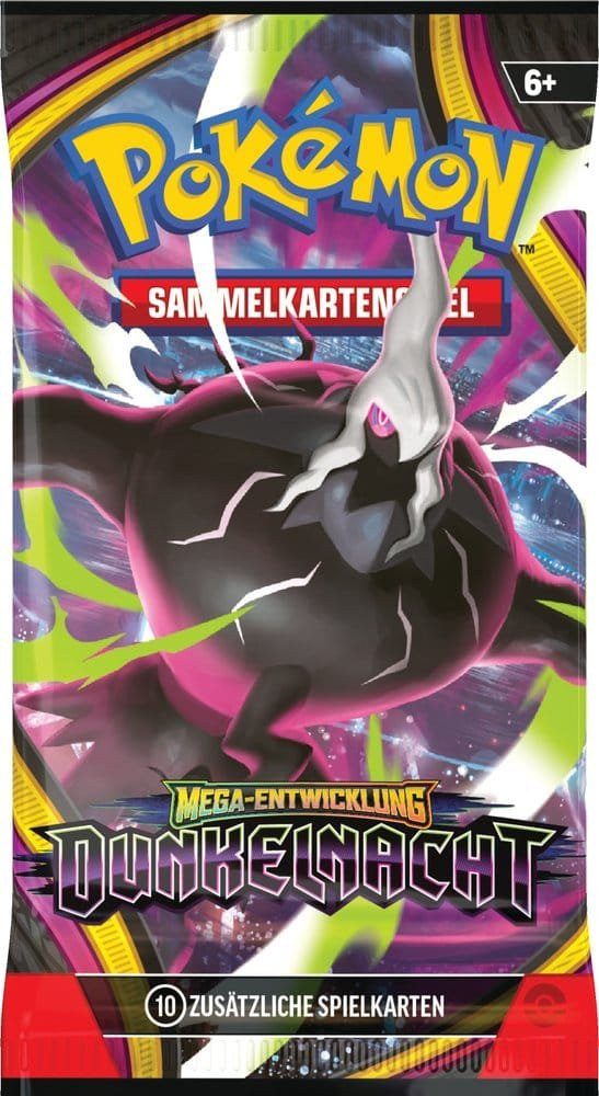 The Pokémon Company International Sammelkarte Pokemon TCG Mega-Entwicklung – Dunkelnacht Booster Display (36) Deutsc
