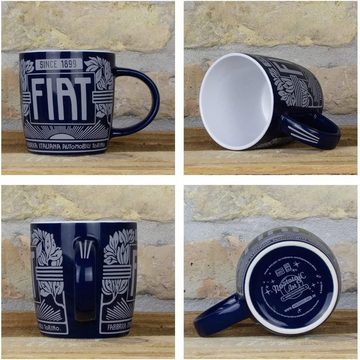 Nostalgic-Art Tasse Kaffeetasse - Fiat - Fiat Since 1899 Logo Blue