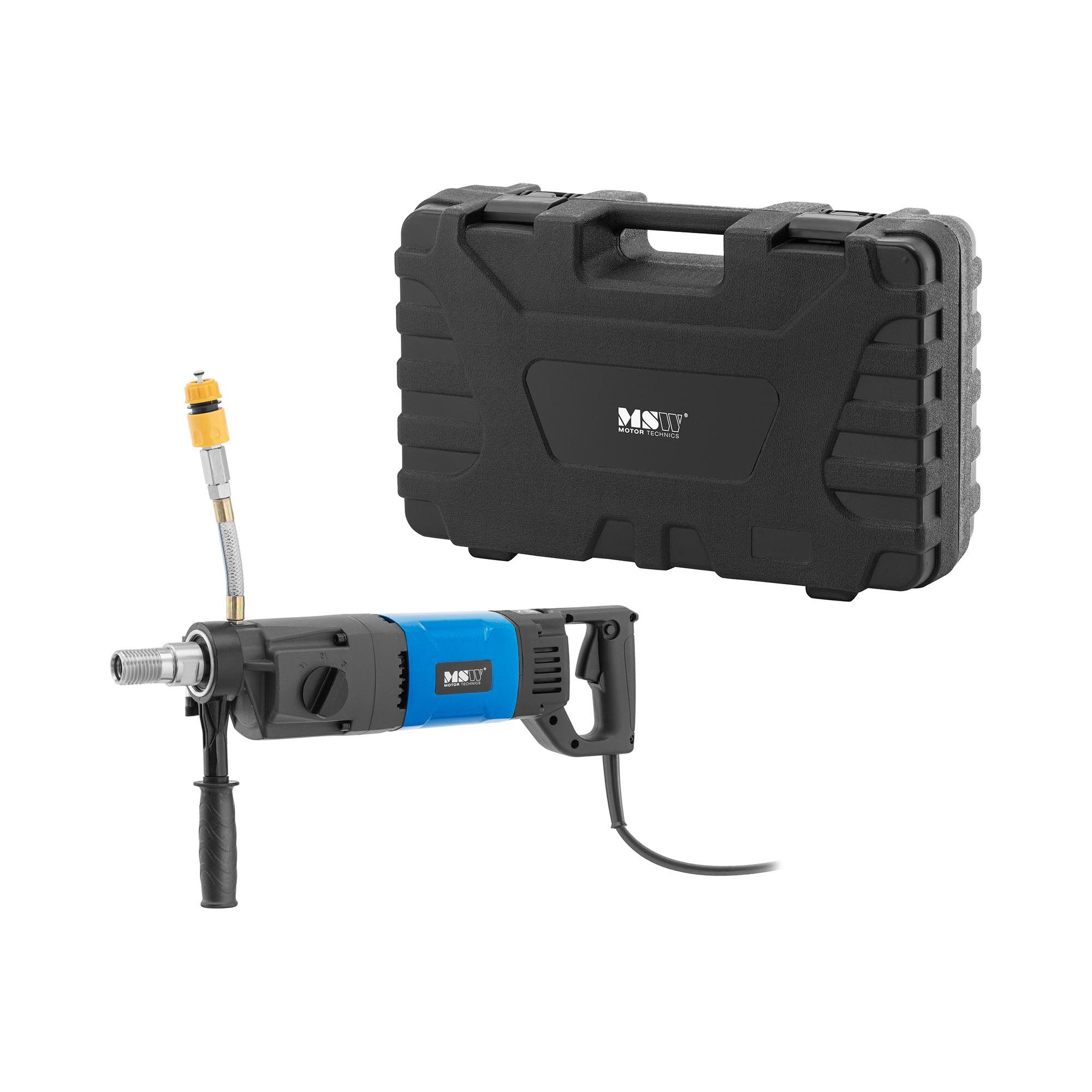 MSW Kernbohrmaschine Kernbohrgerät Kernbohrer Nass Trocken Bohren 100 mm 1900 W 2 Gänge, 230 V, max. 2860 U/min