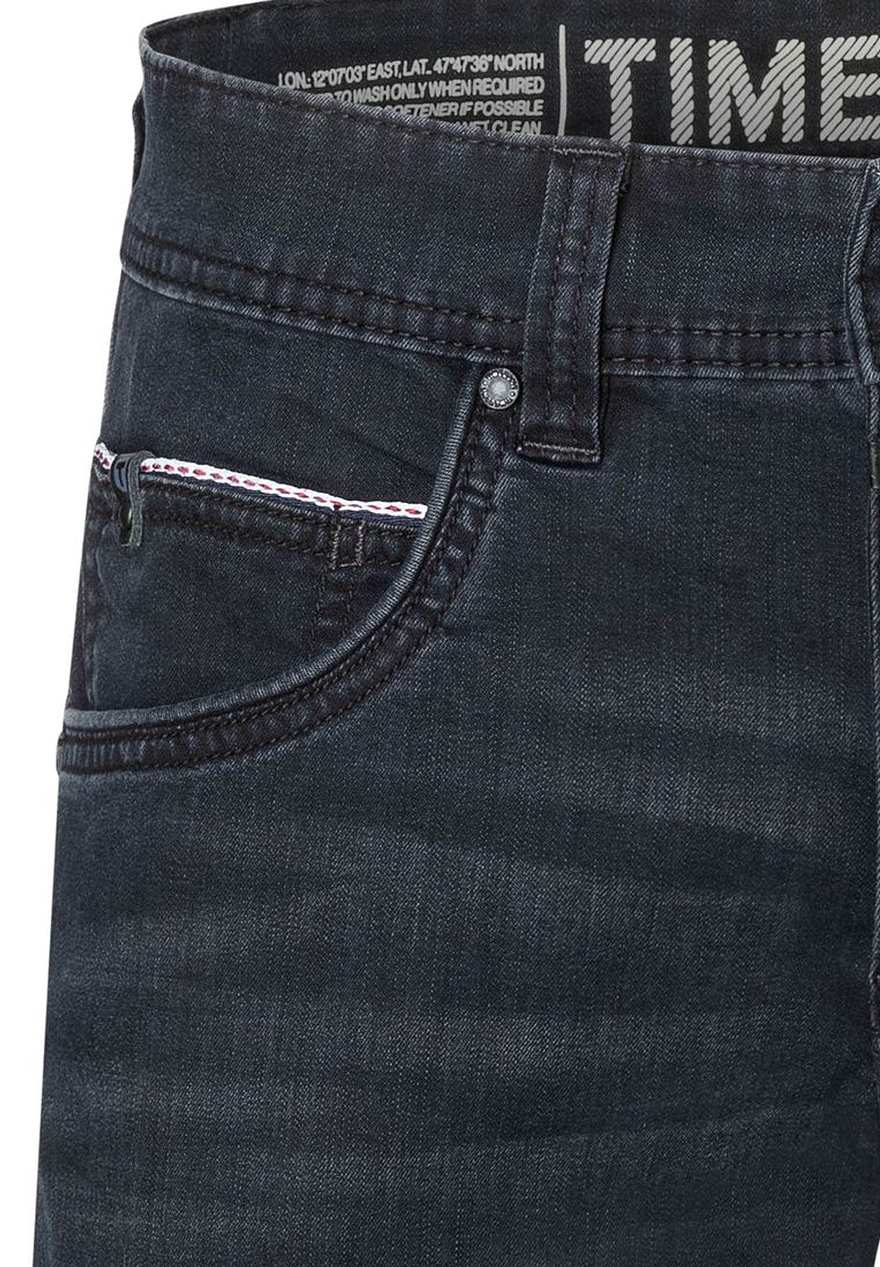 TIMEZONE Jeansshorts Denim Jeans- mit Saum und Taschendetails (1-tlg) Slim ScottyTZ Short