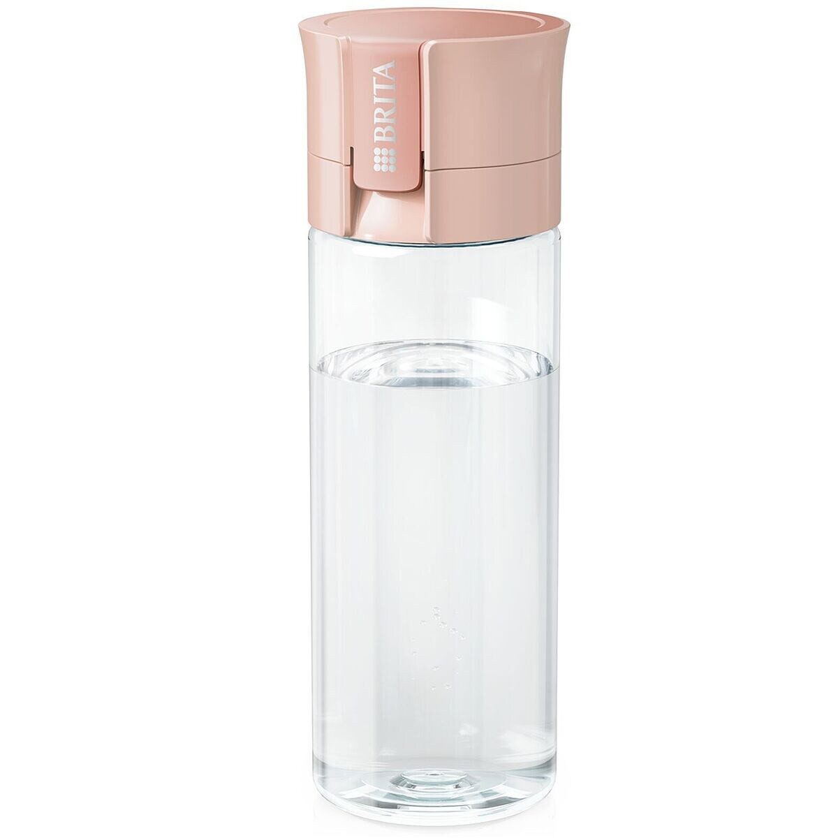 BRITA Wasserfilter Fill & Go Vital apricot, Wasserfilterflasche inkl. 2x MicroDisc, 600 ml
