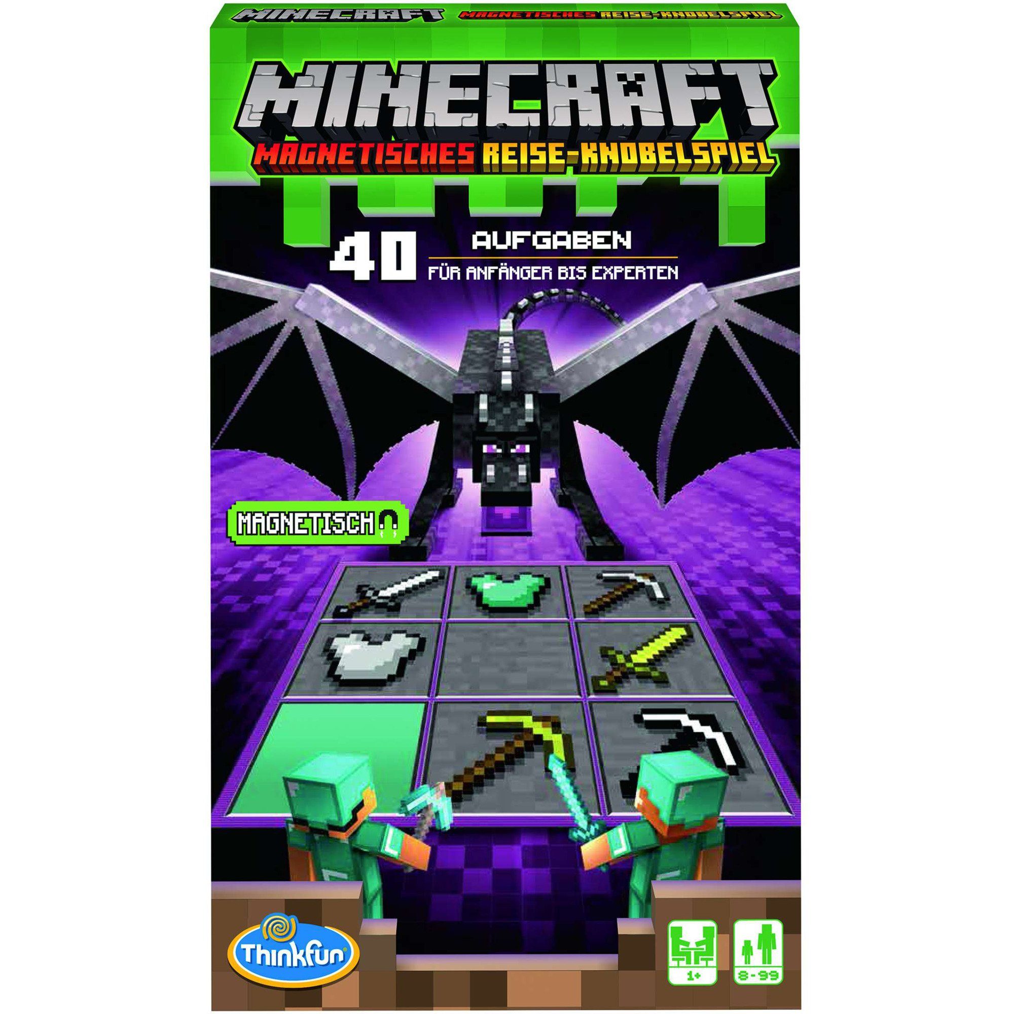 Thinkfun® Spiel THINK FUN Minecraft - Das magnetische Reisespiel