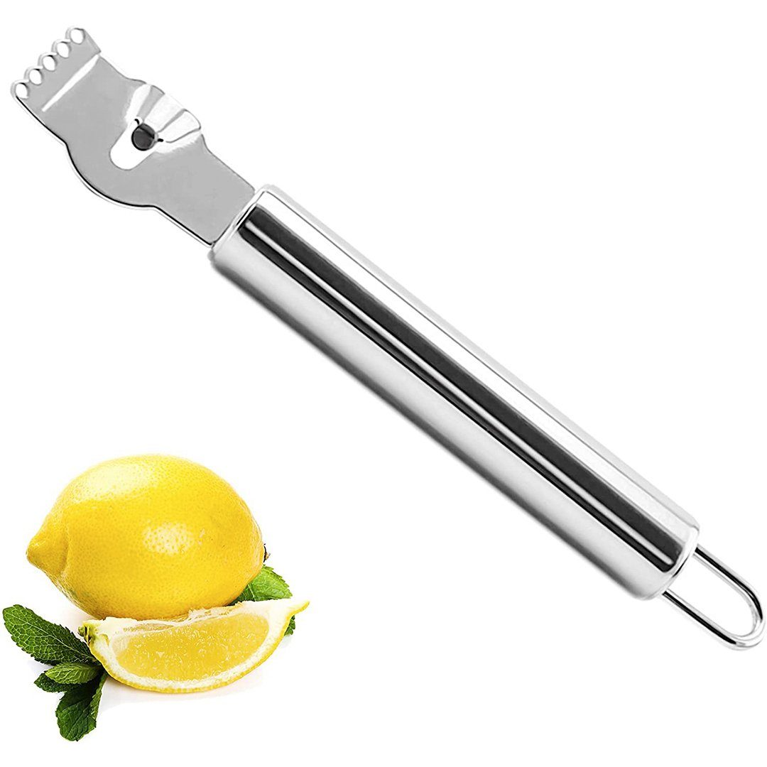 Edelstahl,Zestenreiße,Lemon Zitronenschäler ideal (1-tlg), Orangenschäler, und für Küchenschälwerkzeuge Zitronenschaber SOTOR Peelers
