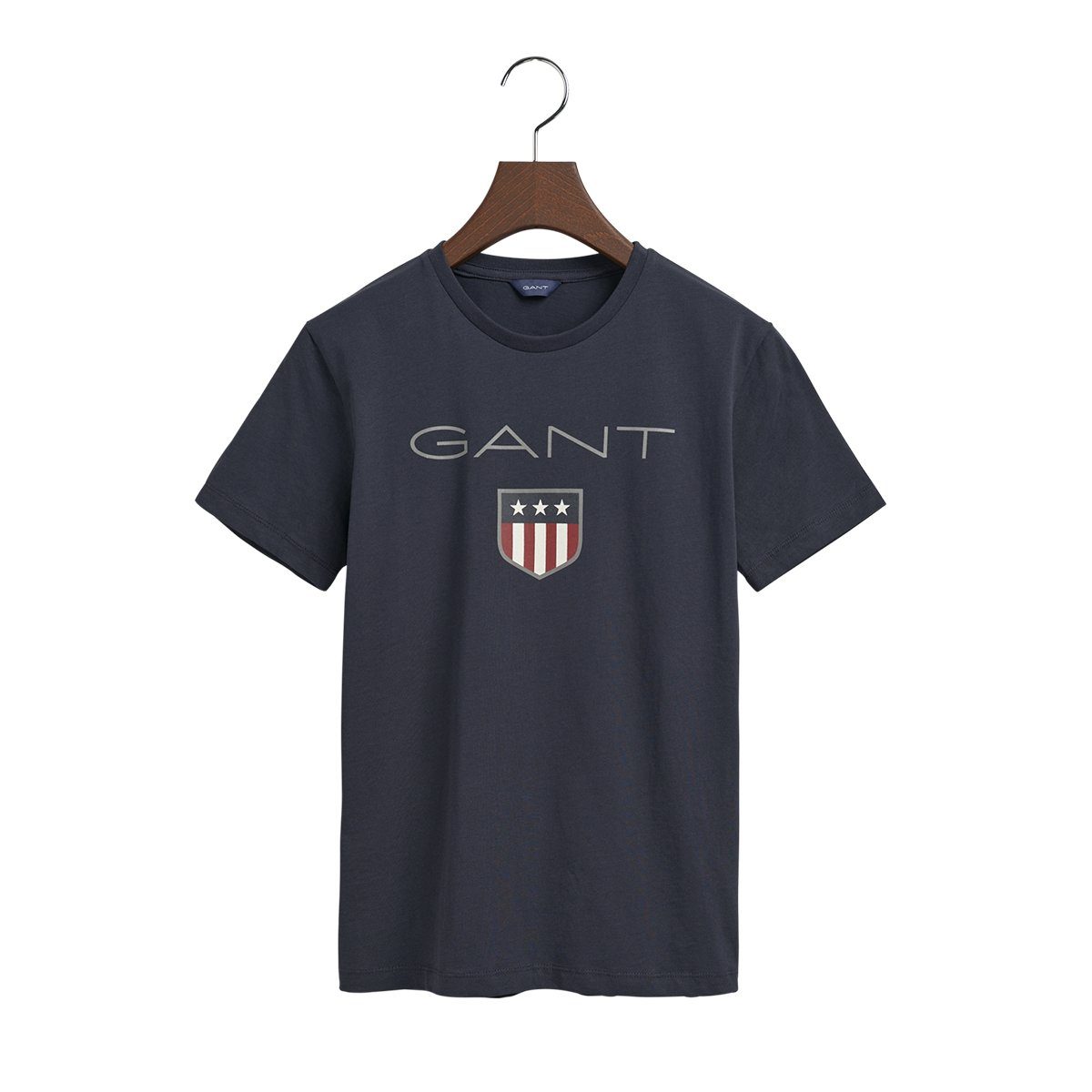 SS T-Shirt 905114 T-Shirt Gant SHIELD Shirt Kinder Unisex Dunkelblau