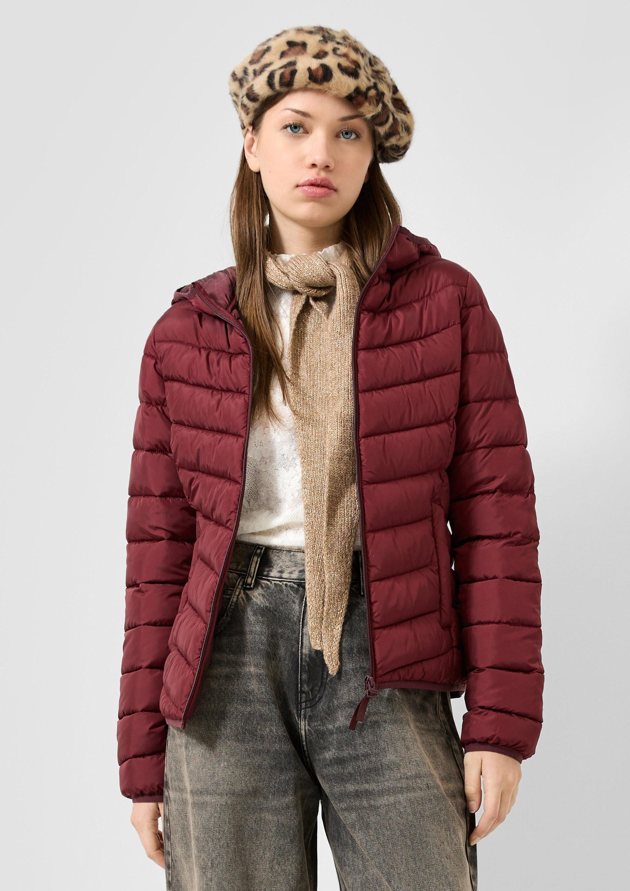 QS Funktionsjacke Outdoor-Jacke Leichte Steppjacke mit Kapuze