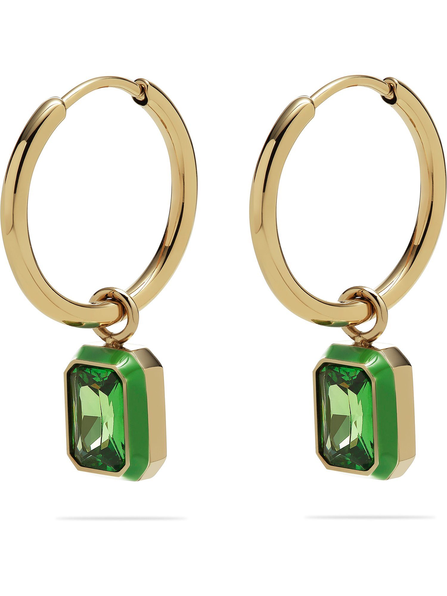 Esprit Paar Creolen ESPRIT Damen-Creolen Edelstahl, Farbstein 2 Zirkon (Paa günstig online kaufen