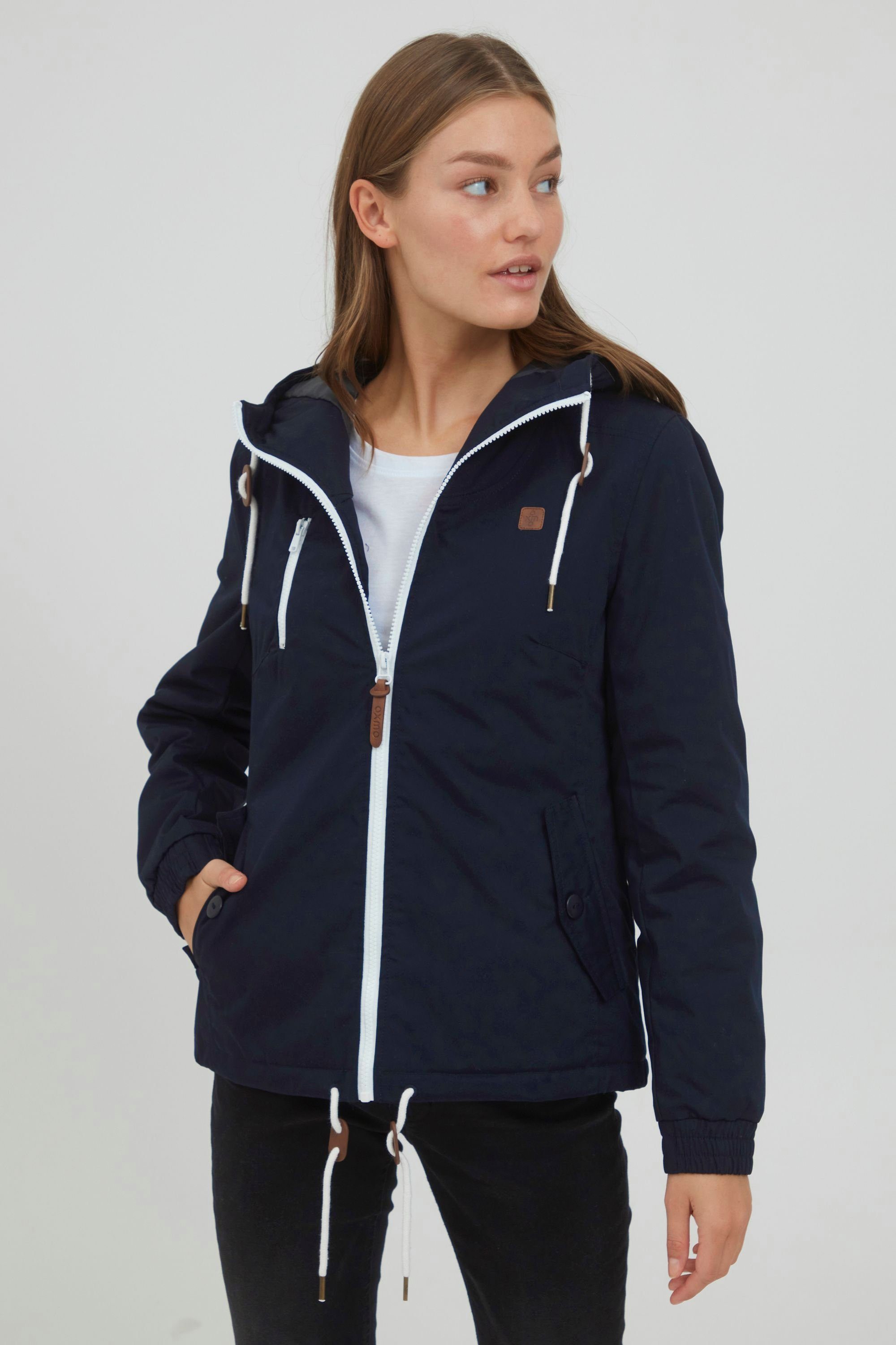 OXMO Kurzjacke OXTilda Kurzjacke mit Kapuze