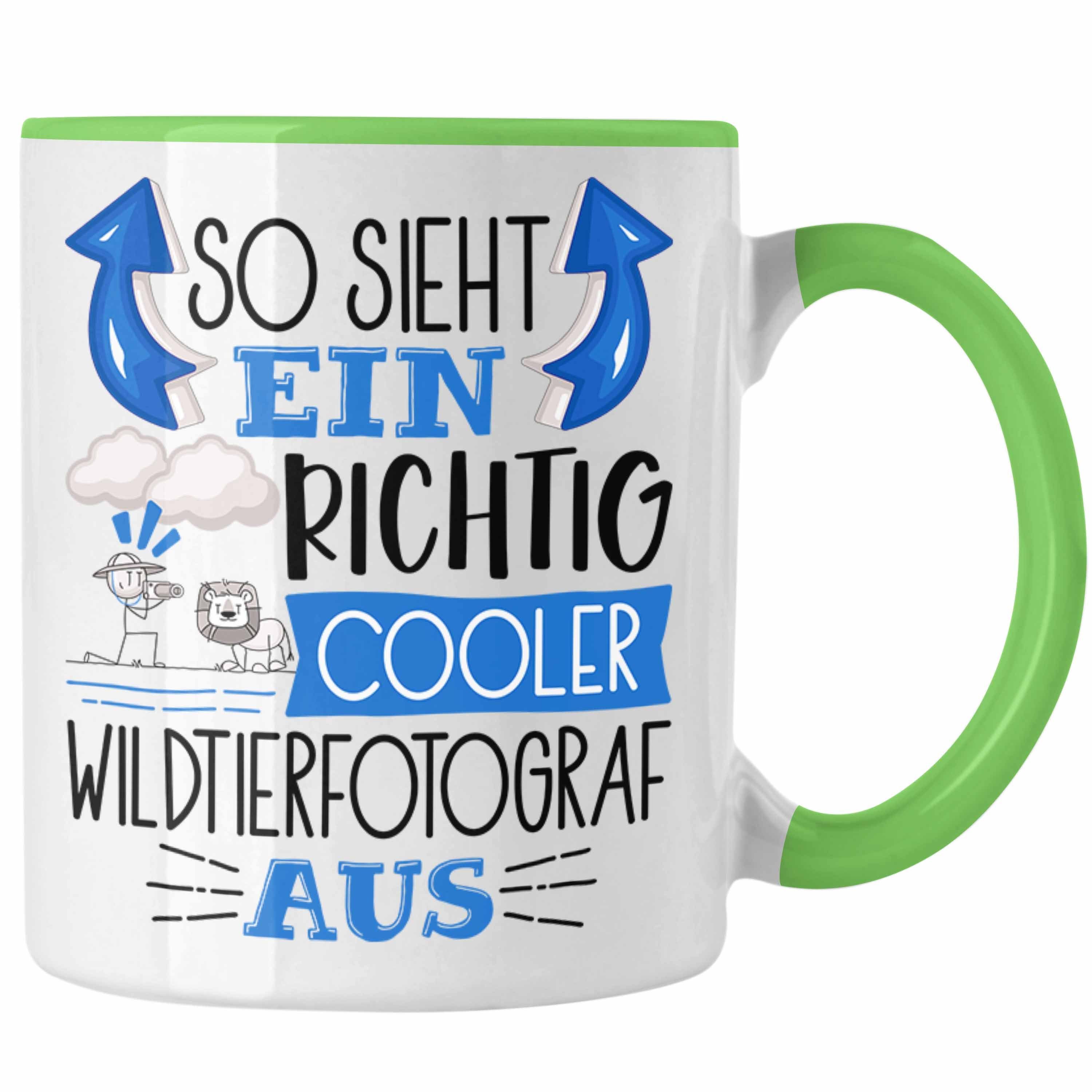 Richtig So Sieht Geschenk für Ein Tasse Tasse Aus Cooler Trendation Wi Grün Wildtierfotograf