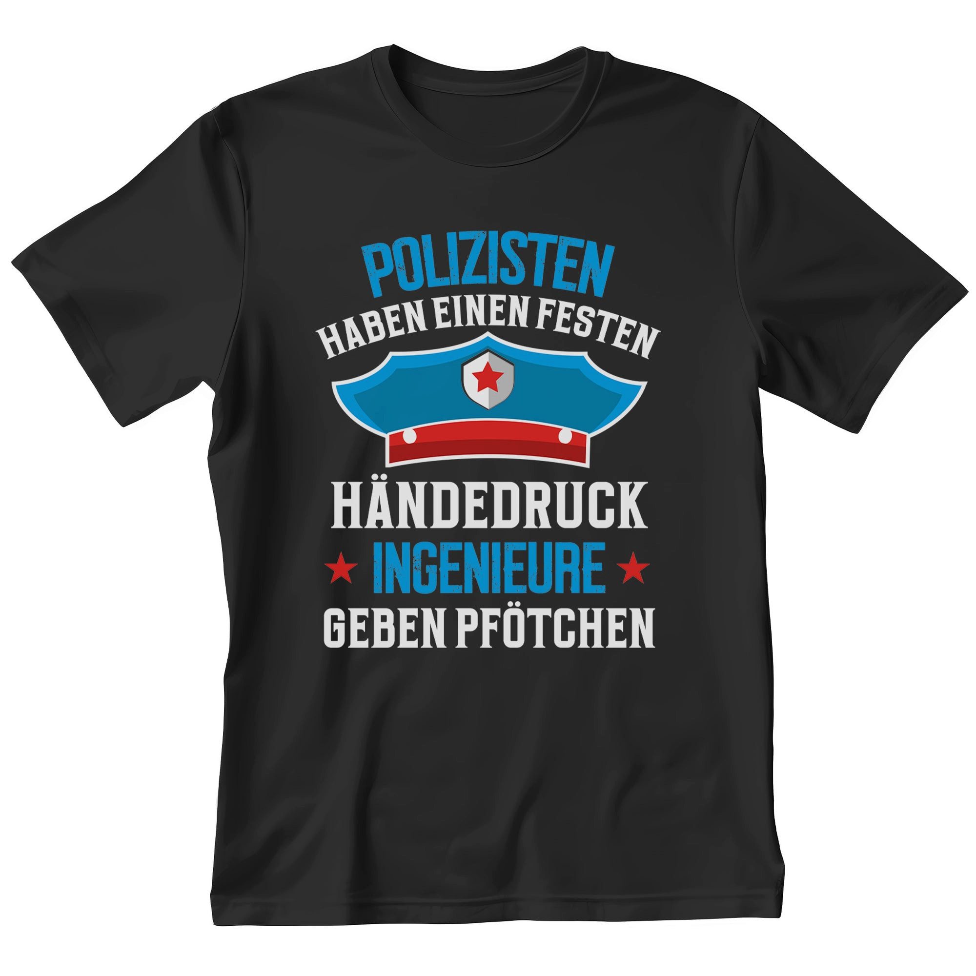 T-Shirt Polizist Geschenk Männer Spruch Beruf Ausbildung Studium