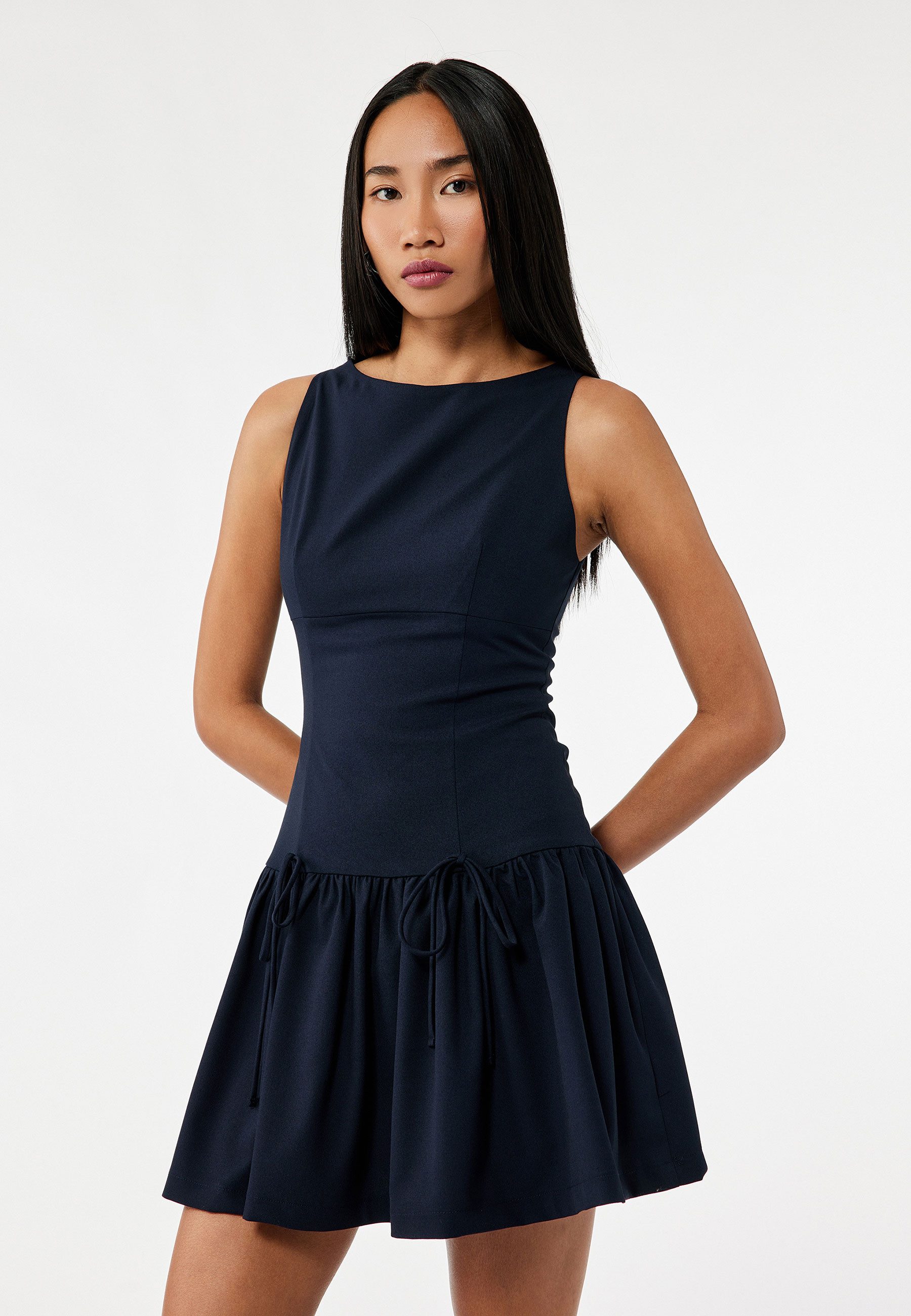 Badekleid Mit Schleife Fit & Flare Kleid Minikleid