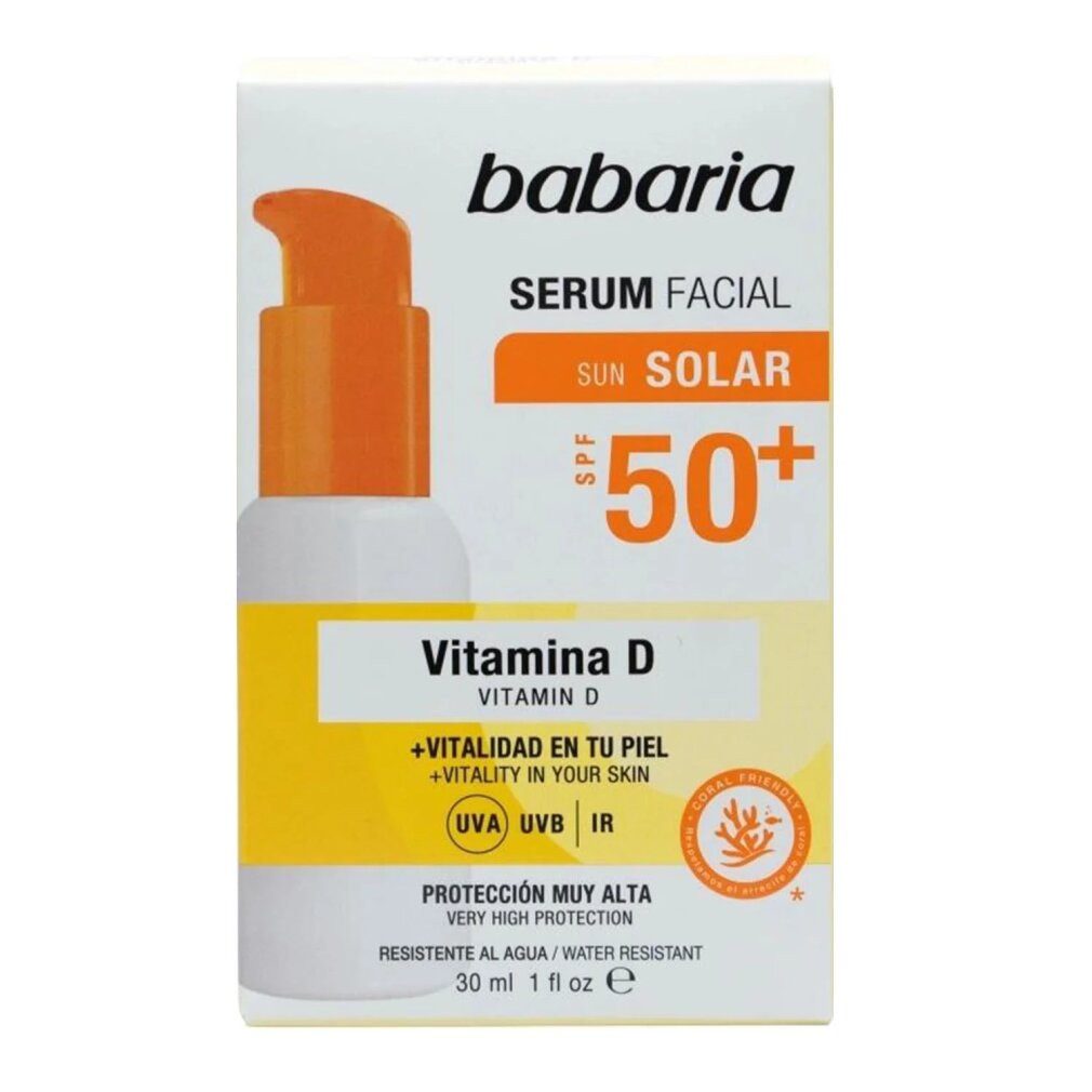 babaria Sonnenschutzpflege Vitamin D Wasserdichtes Gesichtsserum Spf50+ 30Ml