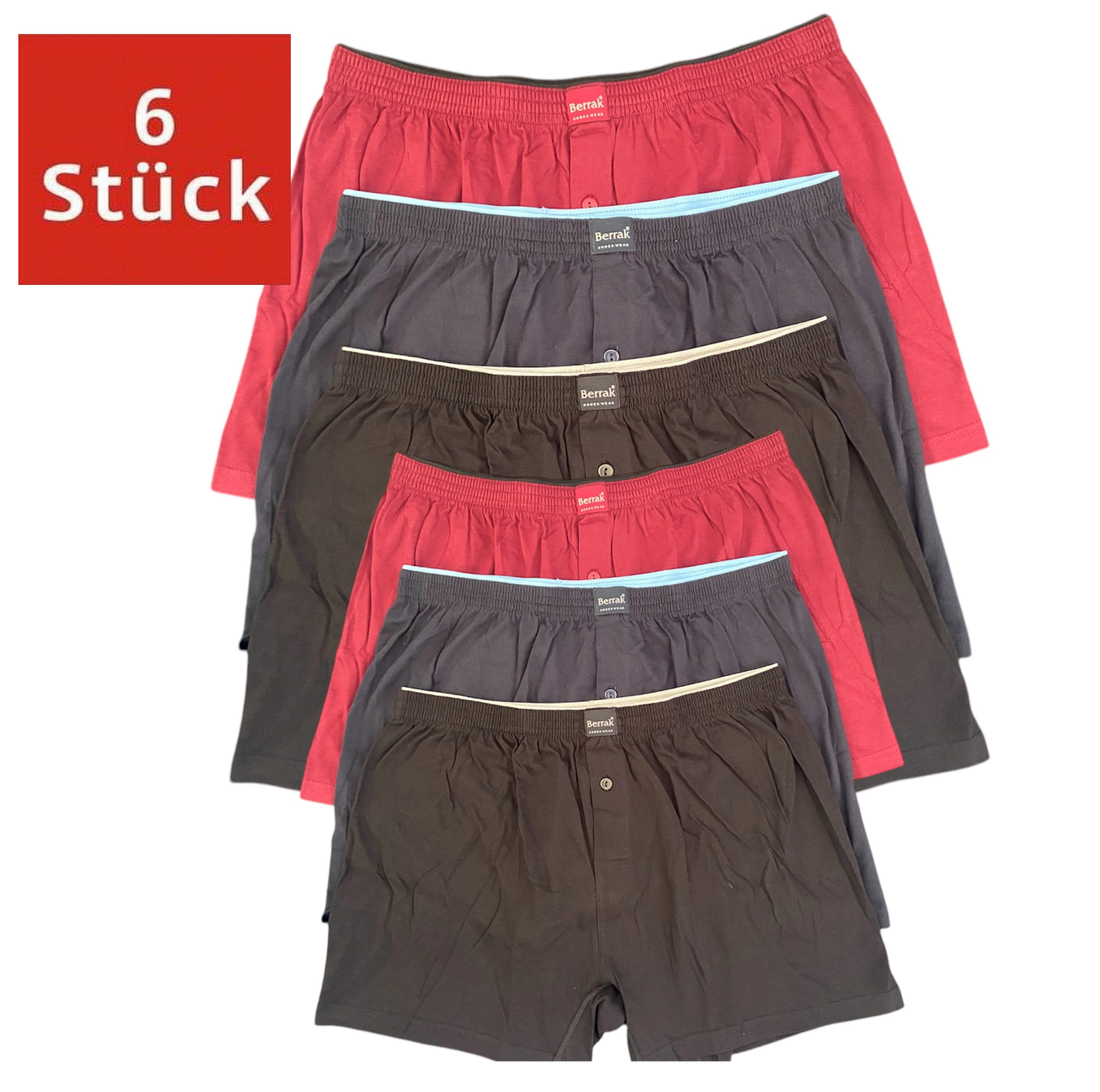 DDOnlineShop Boxer Boxershorts für Herren (Spar-Set, 6-St., 6er-Pack) Premi günstig online kaufen