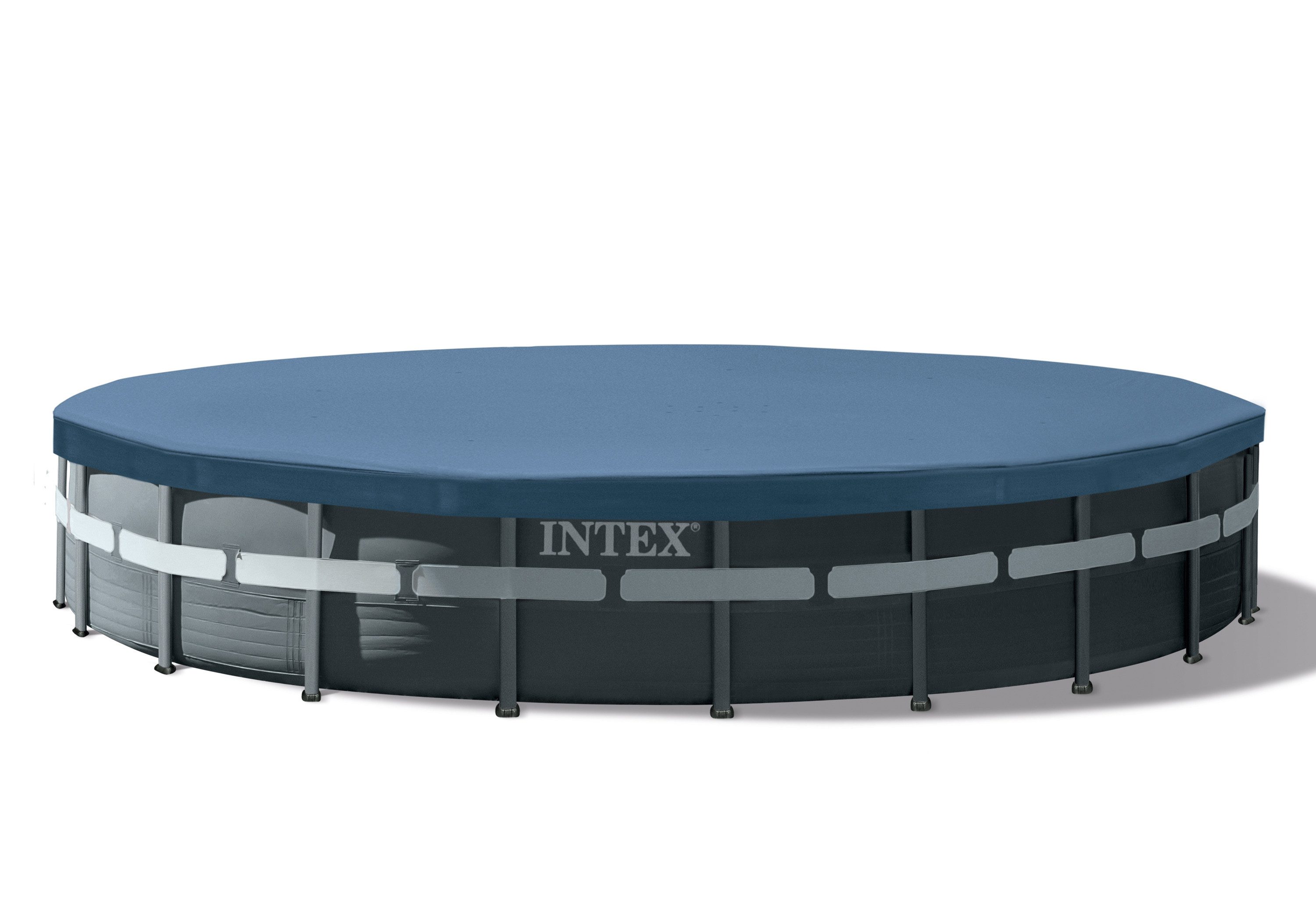 Intex Pool 26340GS Ultra XTR 732x132cm, inkl. Filterpumpe, Leiter, Bodenplane & Abeckplane